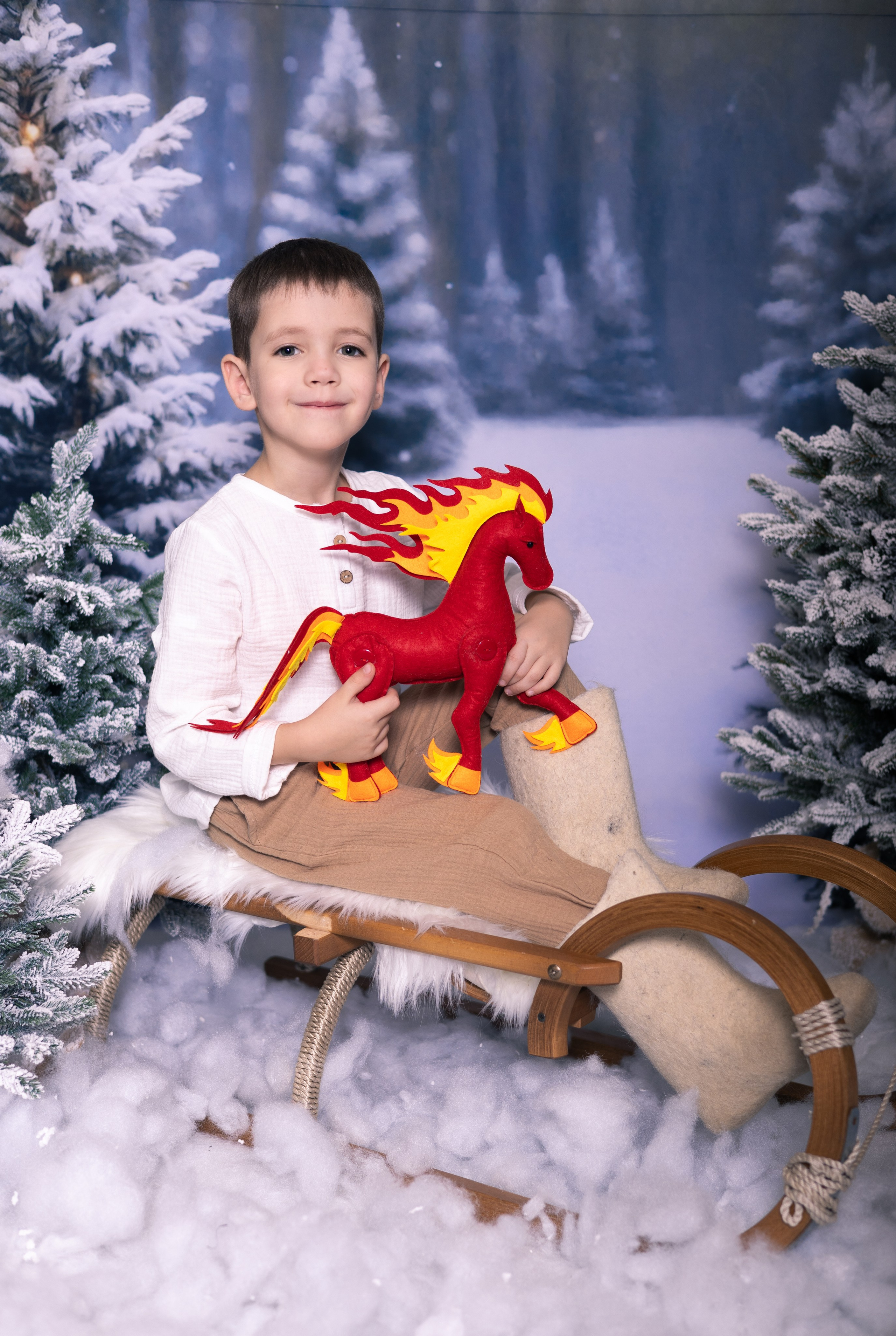 Зимний лес. Детский фотограф г. Казань — Анастасия Фурман