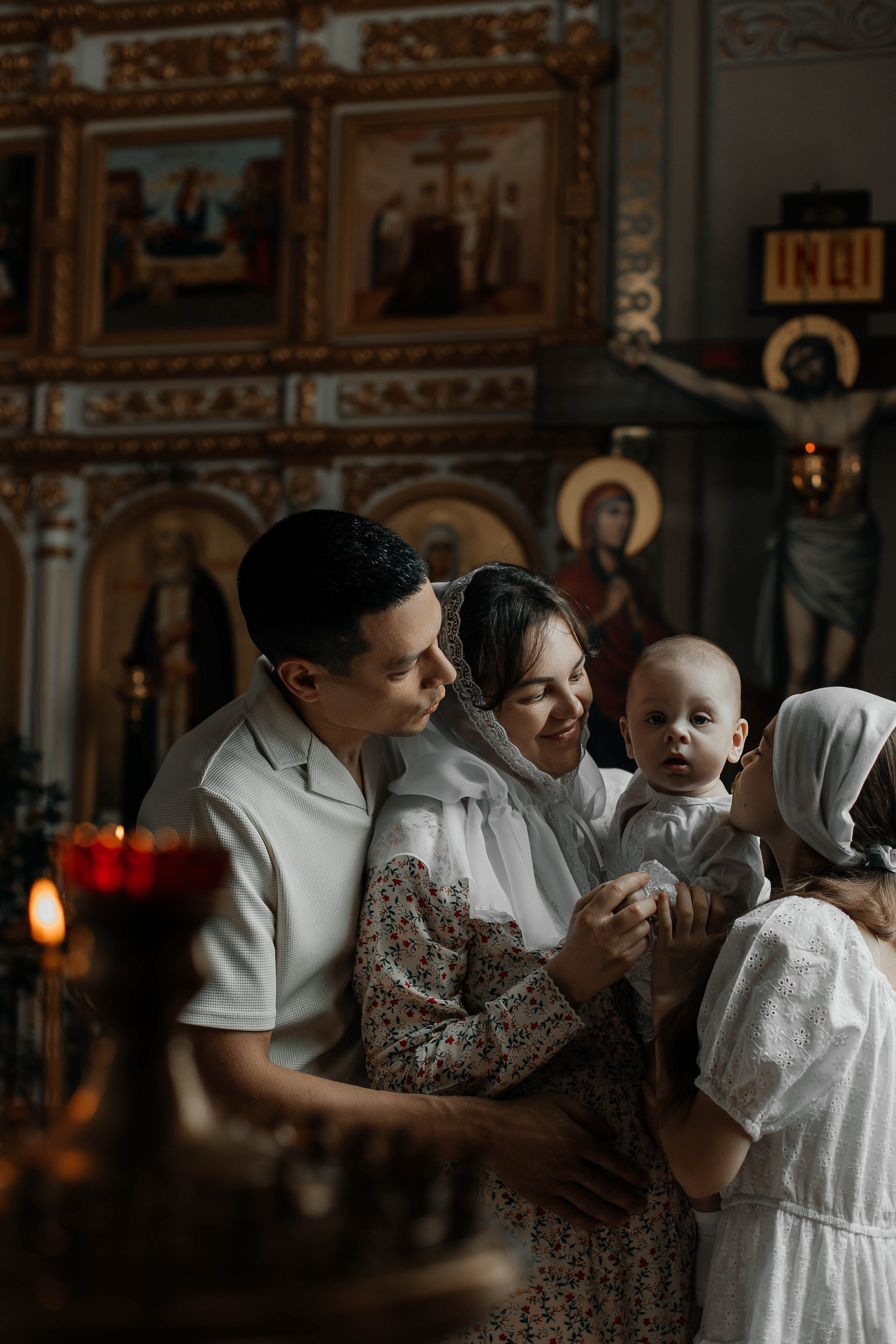 Таинство крещения Димочки. Фотограф в городе Сальск