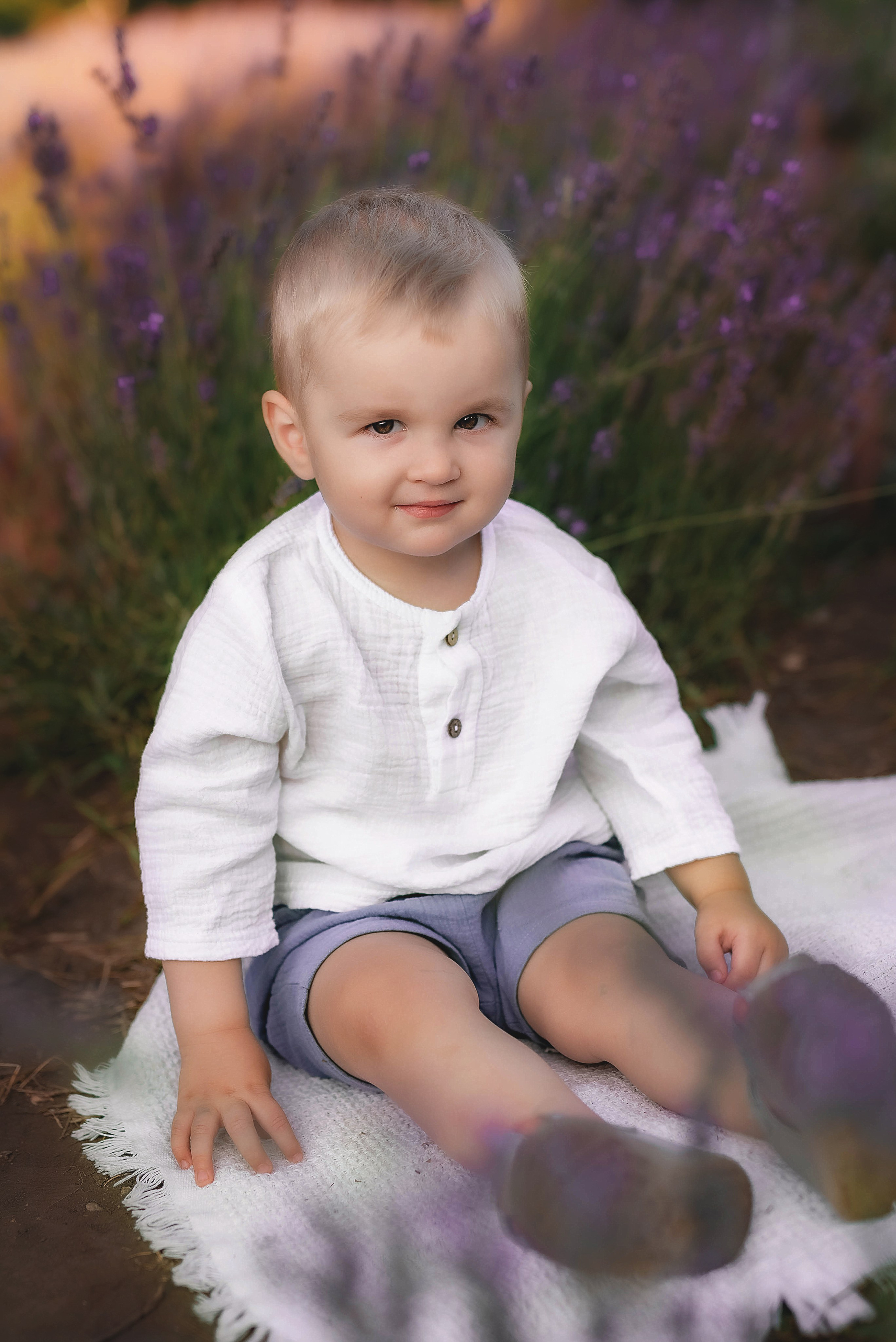 Семейная фотосессия в лаванде. Семейный, детский фотограф в Воронеже Анна Никитина