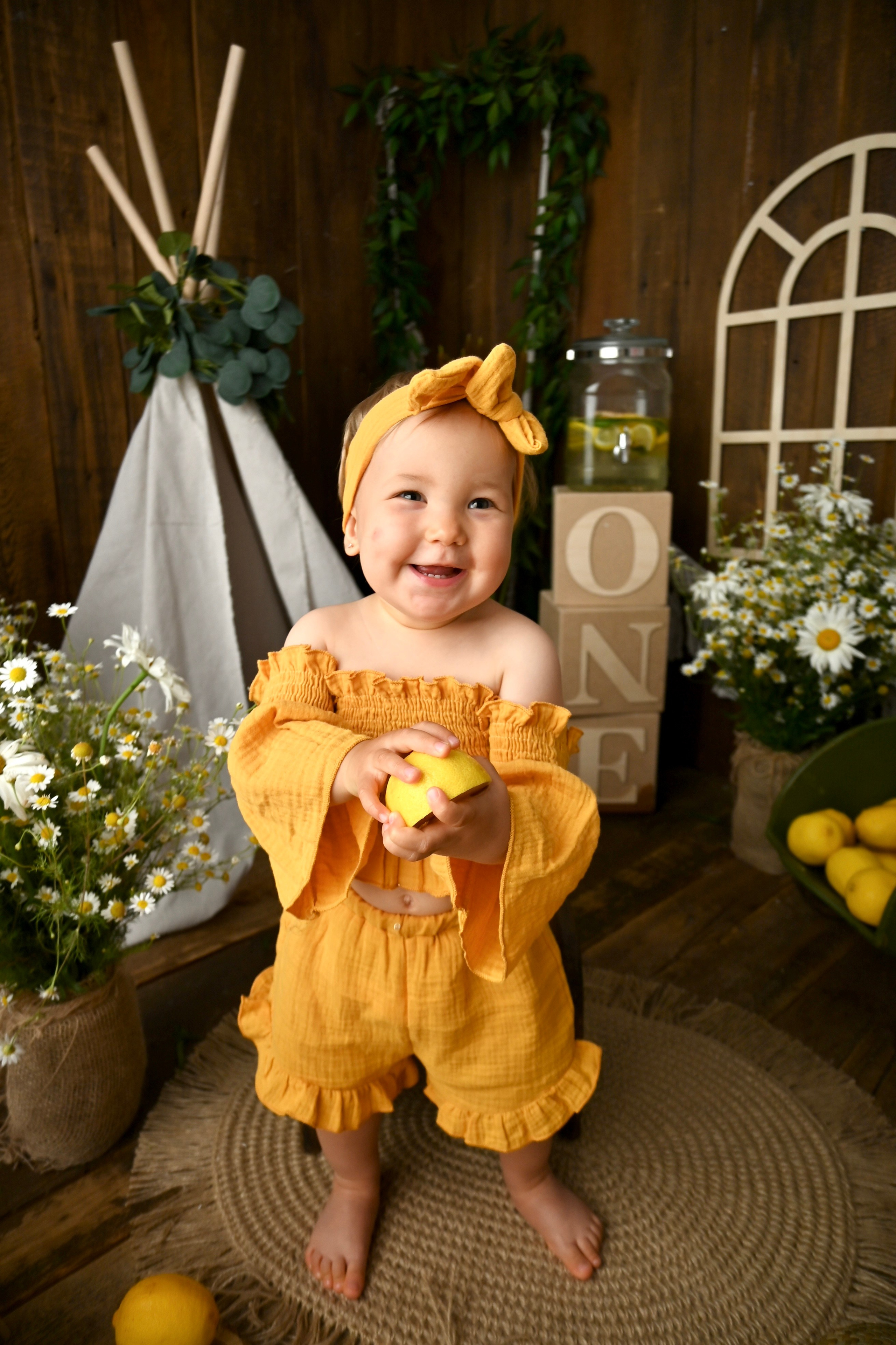 Ромашки&лимоны. Детская фотостудия «Ягоза»