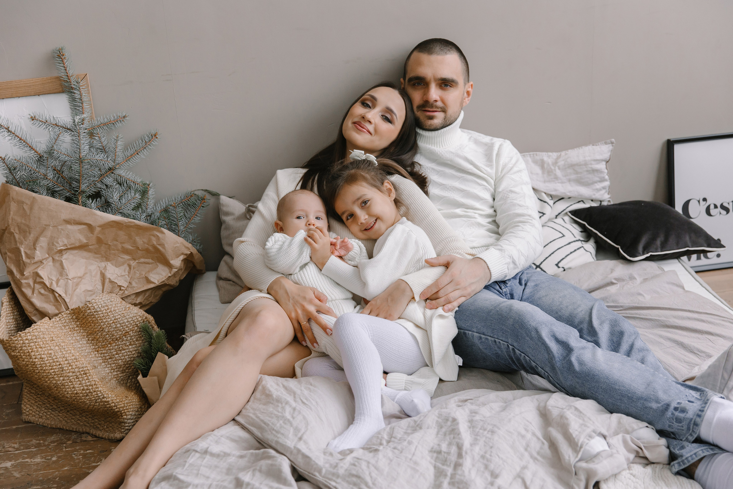 Новый год вчетвером. Фотограф Елена Краснопевцева