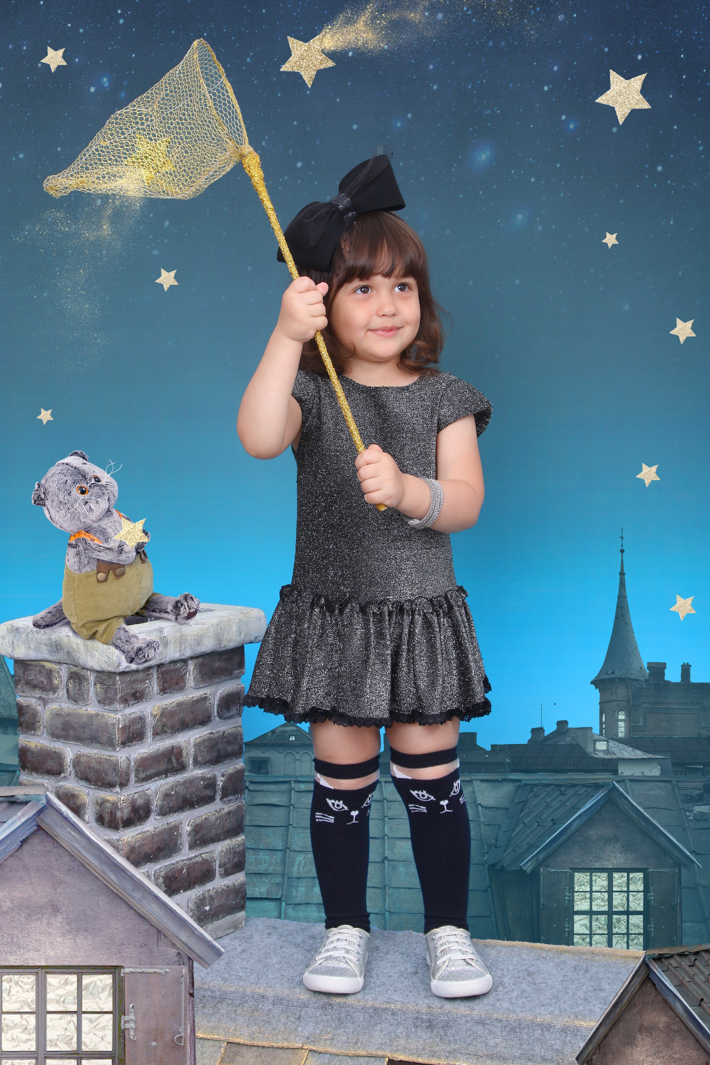 КОМПАНИЯ КРАЙФОТО ФОТОСЕССИЯ НОЧЬЮ НА КРЫШЕ