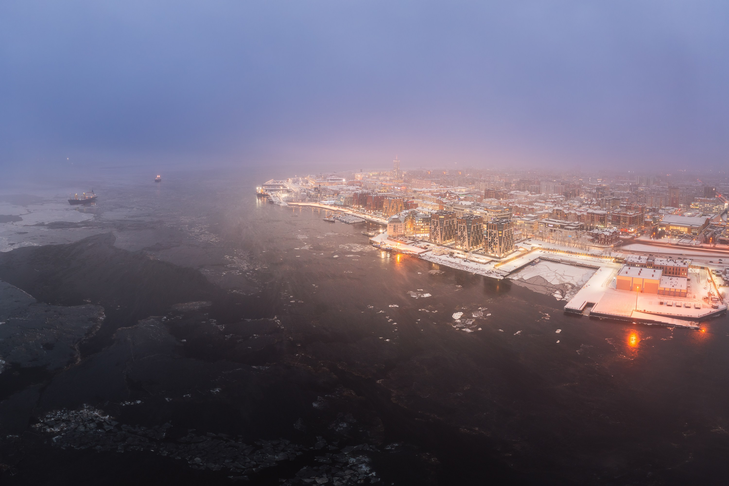 Город. Аэросъемка в Архангельске, Александр Ермолин