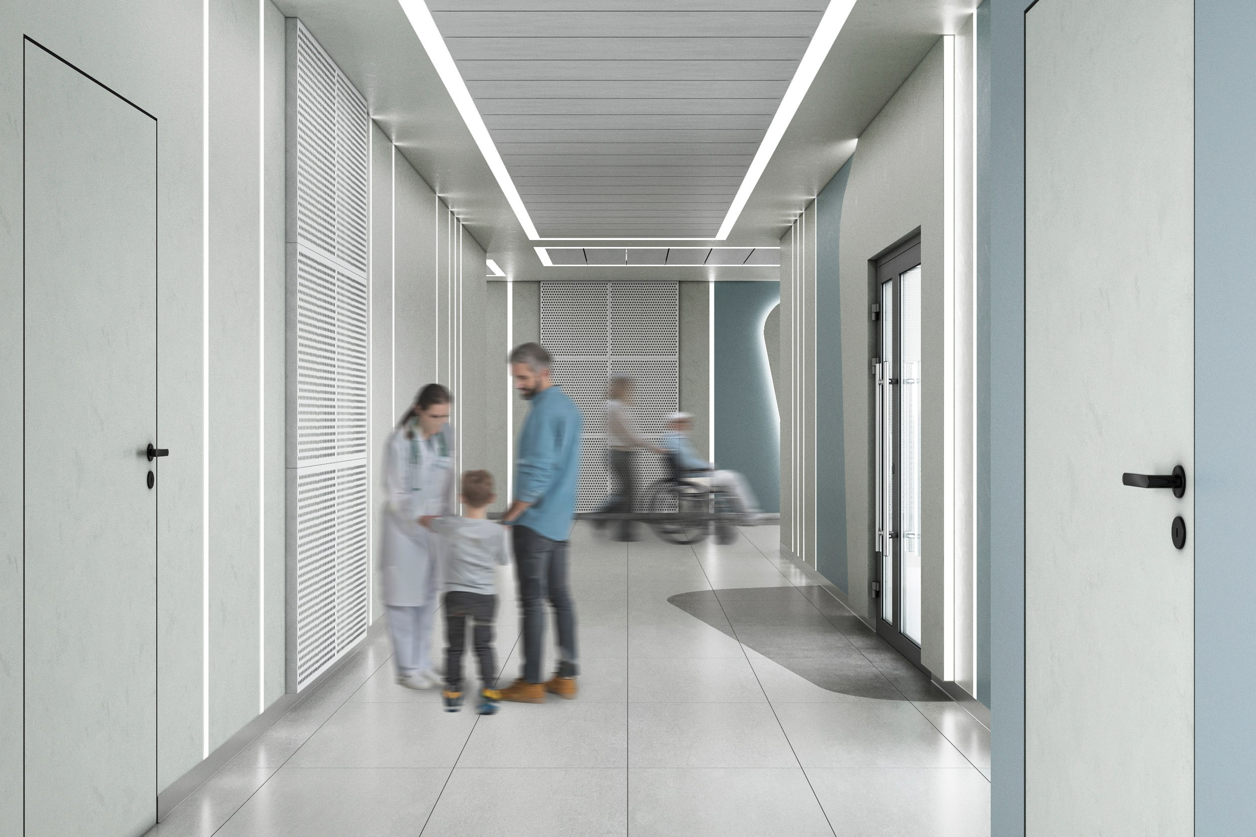 Визуализация больницы в Сколково Москва. Архитектор-дизайнер в Казани