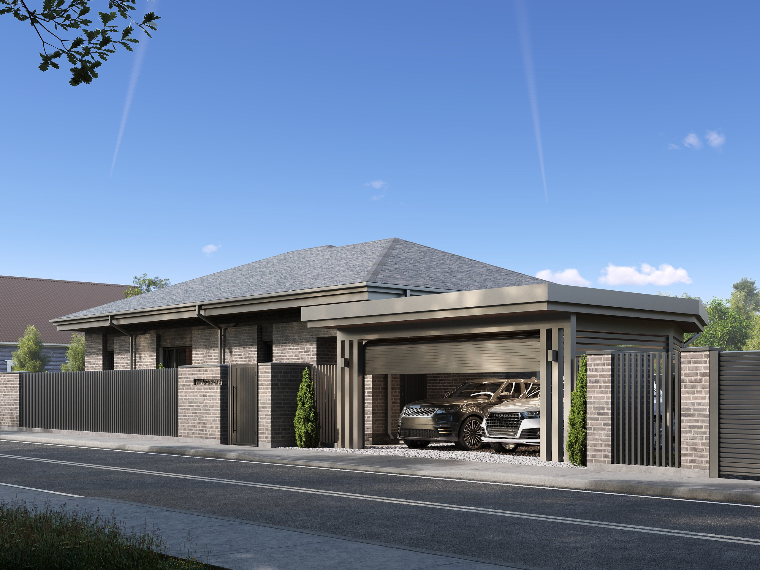 Визуализация дома на улице Артельная Казань. Архитектор-дизайнер в Казани