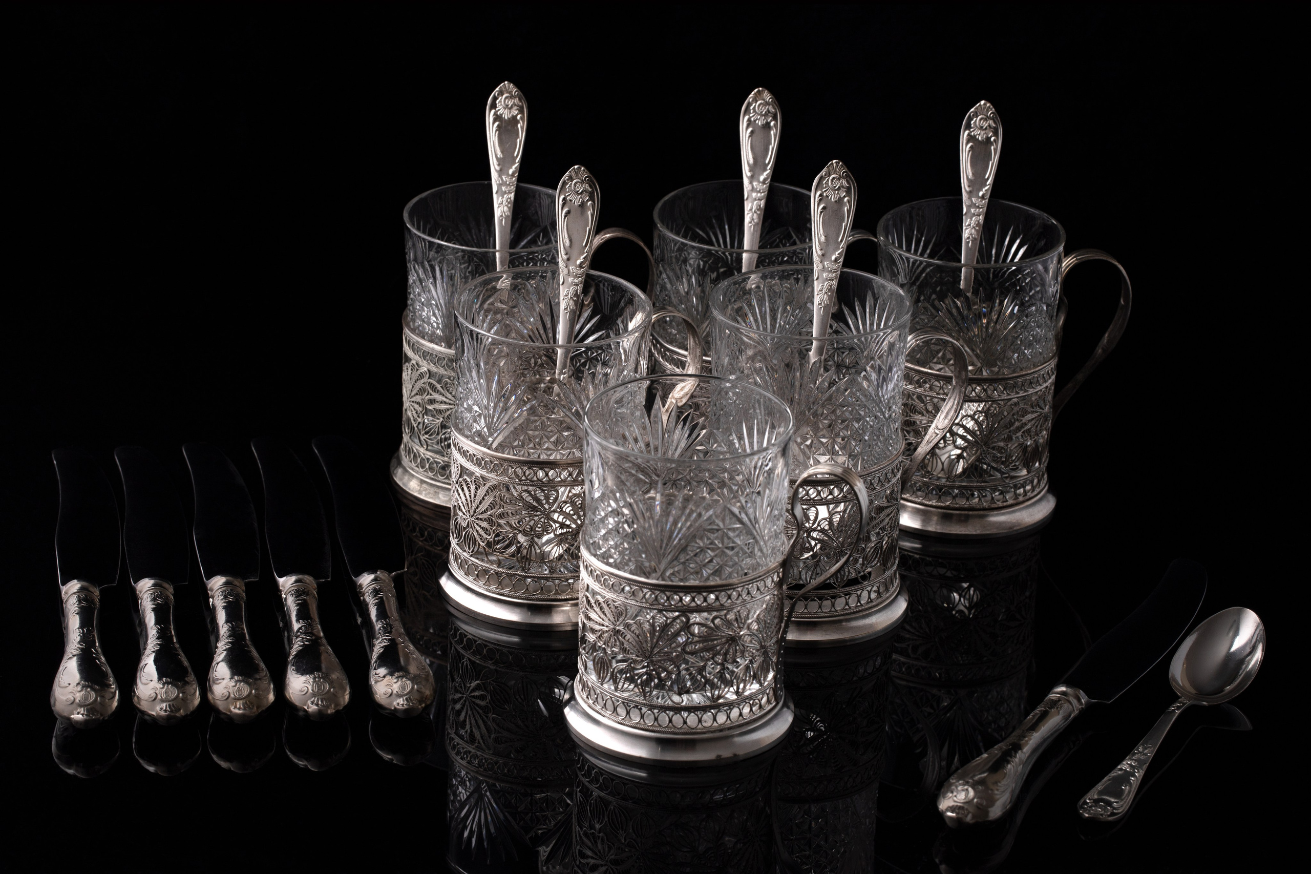 съемка хрусталя