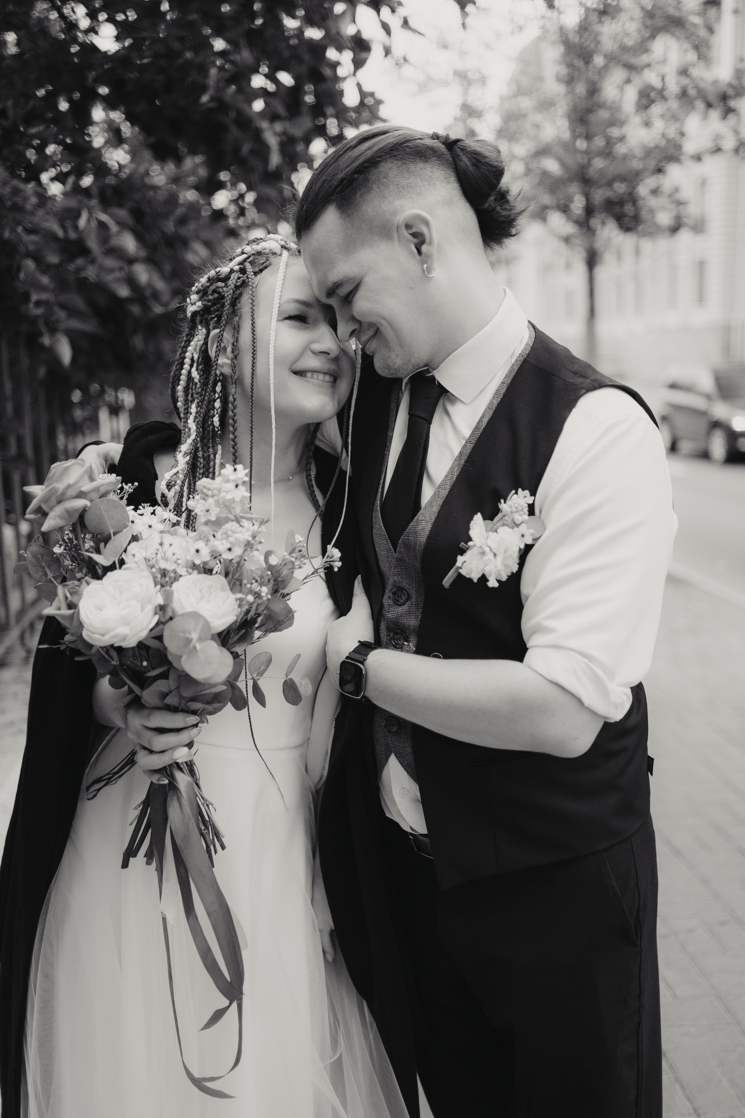 Женя и Рита, свадебная прогулка по Казани. Портретный фотограф в Казани, Красной Поляне и Сочи Анна Кузнецова