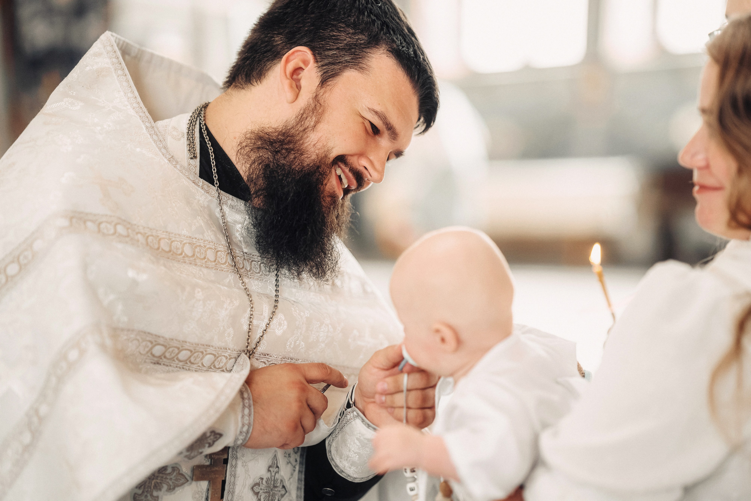 Крещение в храме Всецарица. Свадебный и репортажный фотограф в Воронеже Роман Янко