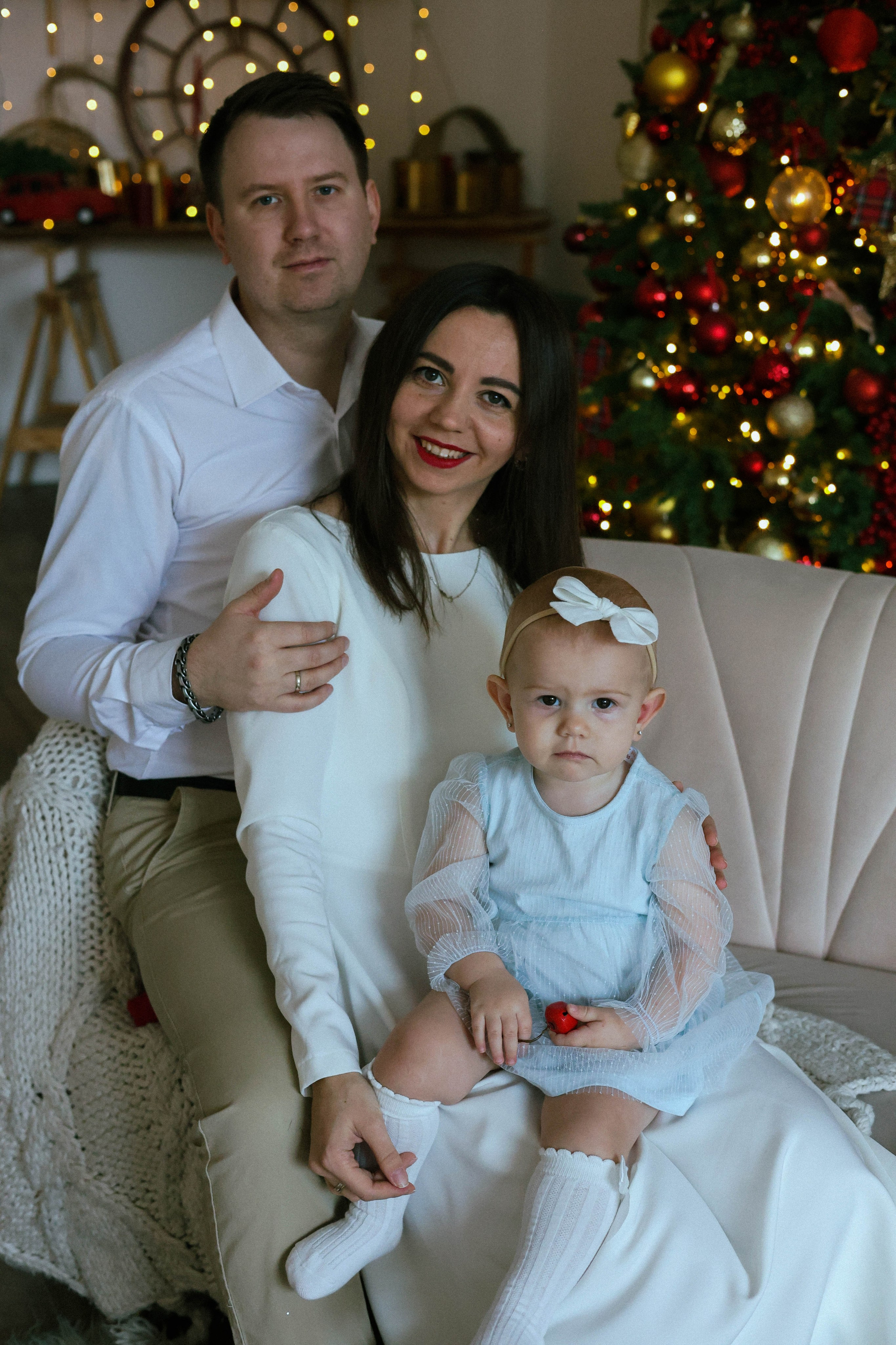 Новогодняя история «Ирина и ее семья». Фотограф в Москве Анастасия Калинина