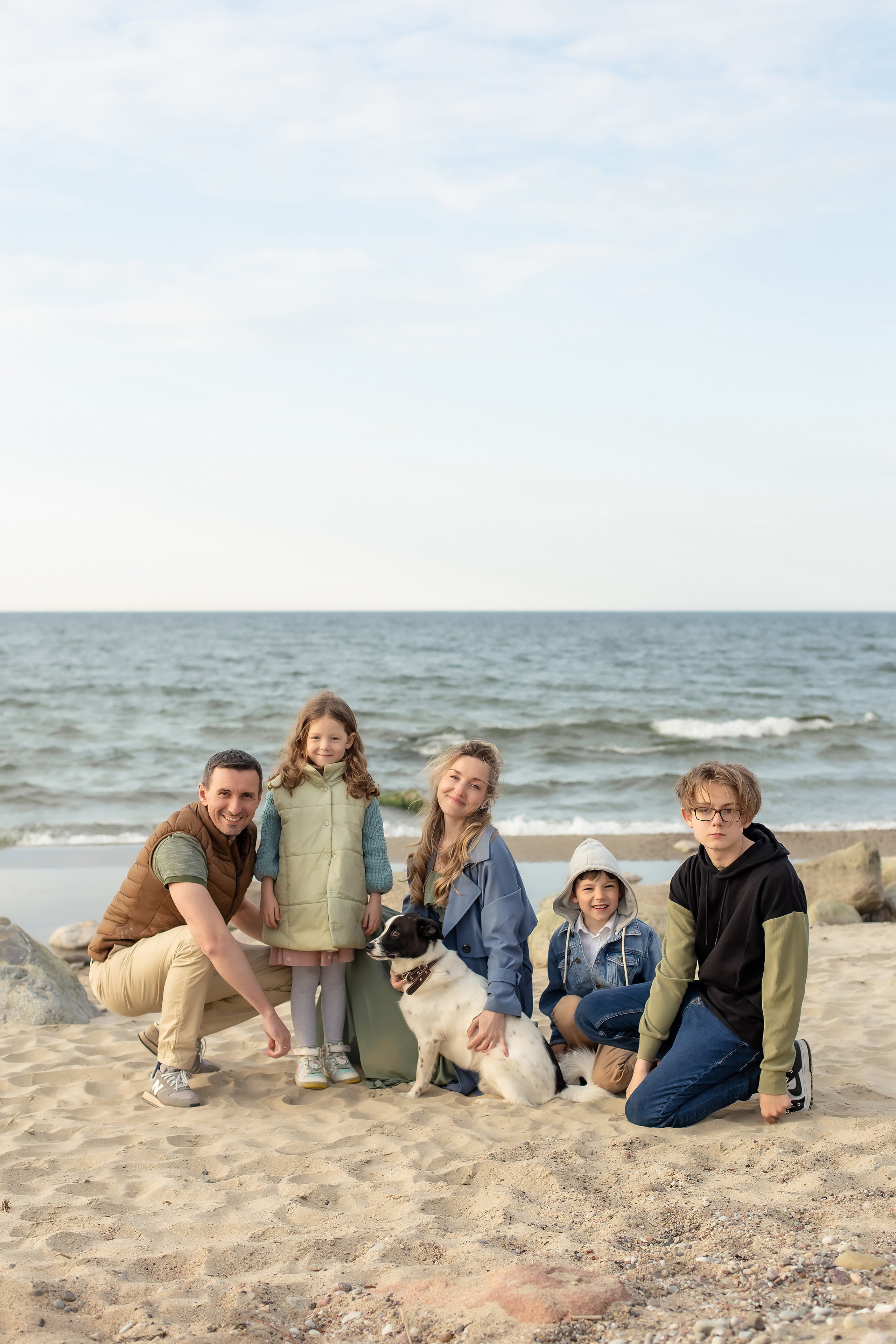 Елена, Дима, Леша, Саша, Маша и Бим. Филинская. Фотограф в Калининграде Решетникова Алина