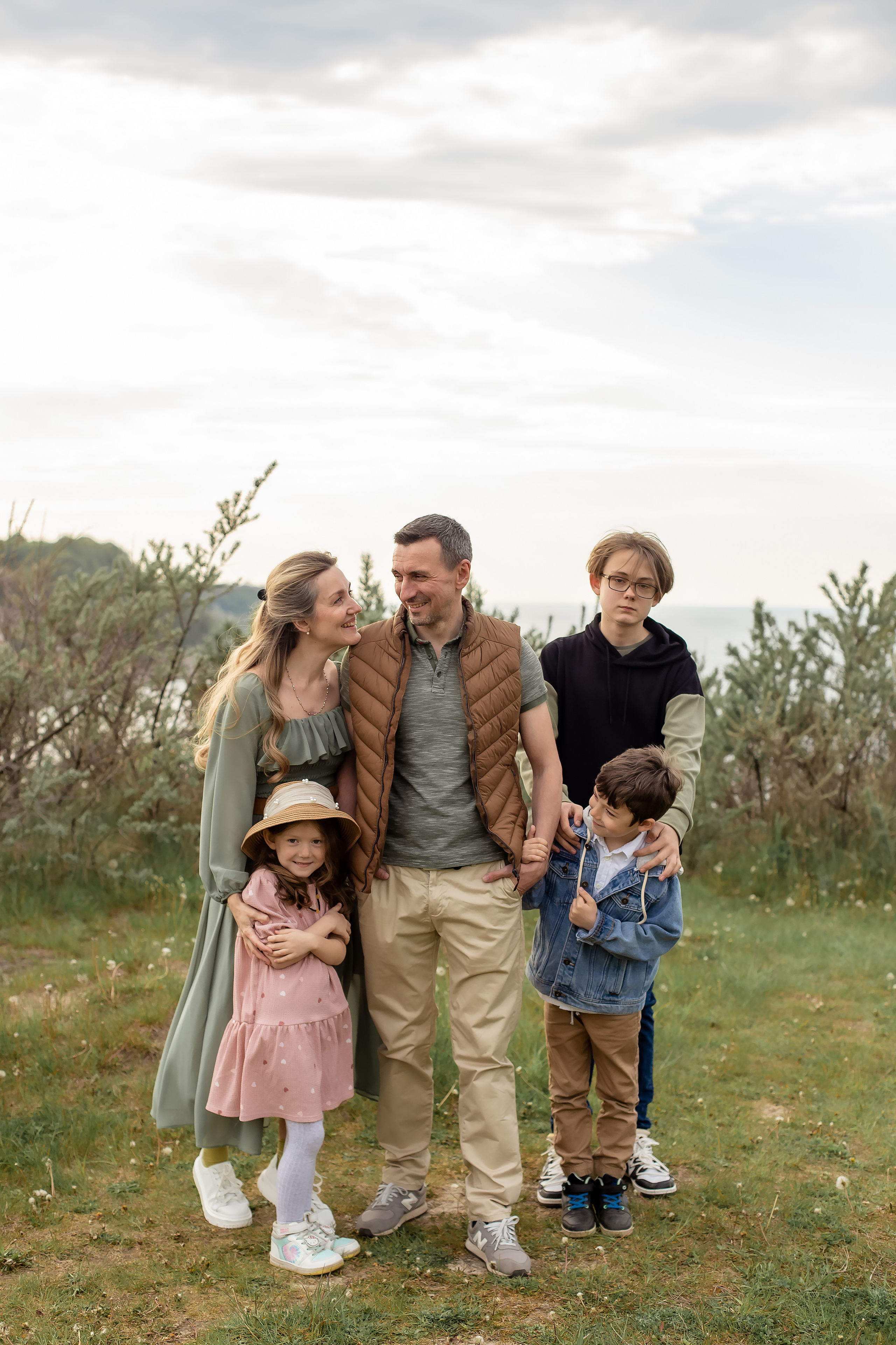 Елена, Дима, Леша, Саша, Маша и Бим. Филинская. Фотограф в Калининграде Решетникова Алина