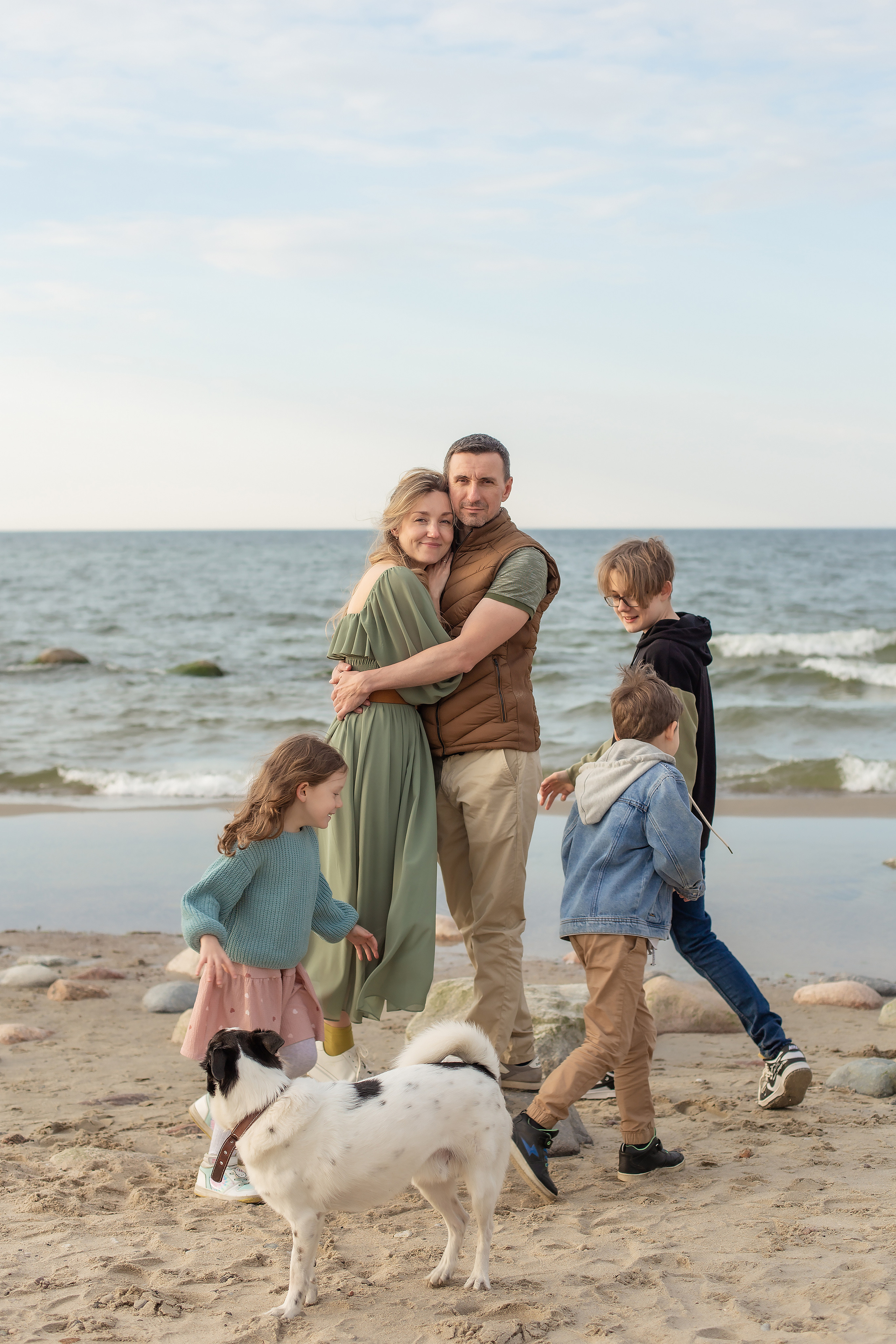 Елена, Дима, Леша, Саша, Маша и Бим. Филинская. Фотограф в Калининграде Решетникова Алина