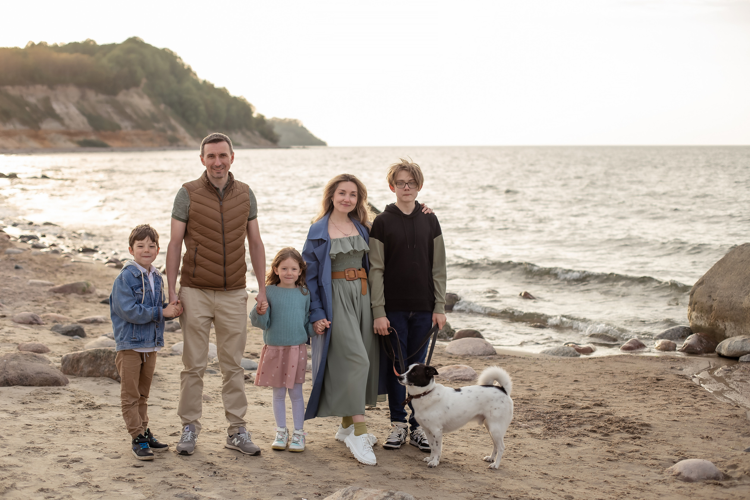 Елена, Дима, Леша, Саша, Маша и Бим. Филинская. Фотограф в Калининграде Решетникова Алина