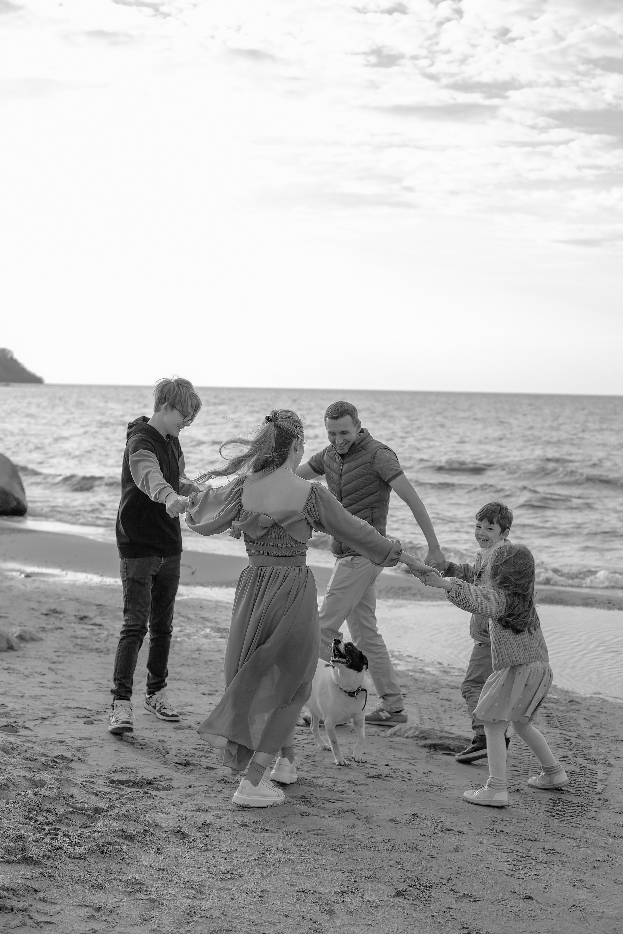 Елена, Дима, Леша, Саша, Маша и Бим. Филинская. Фотограф в Калининграде Решетникова Алина