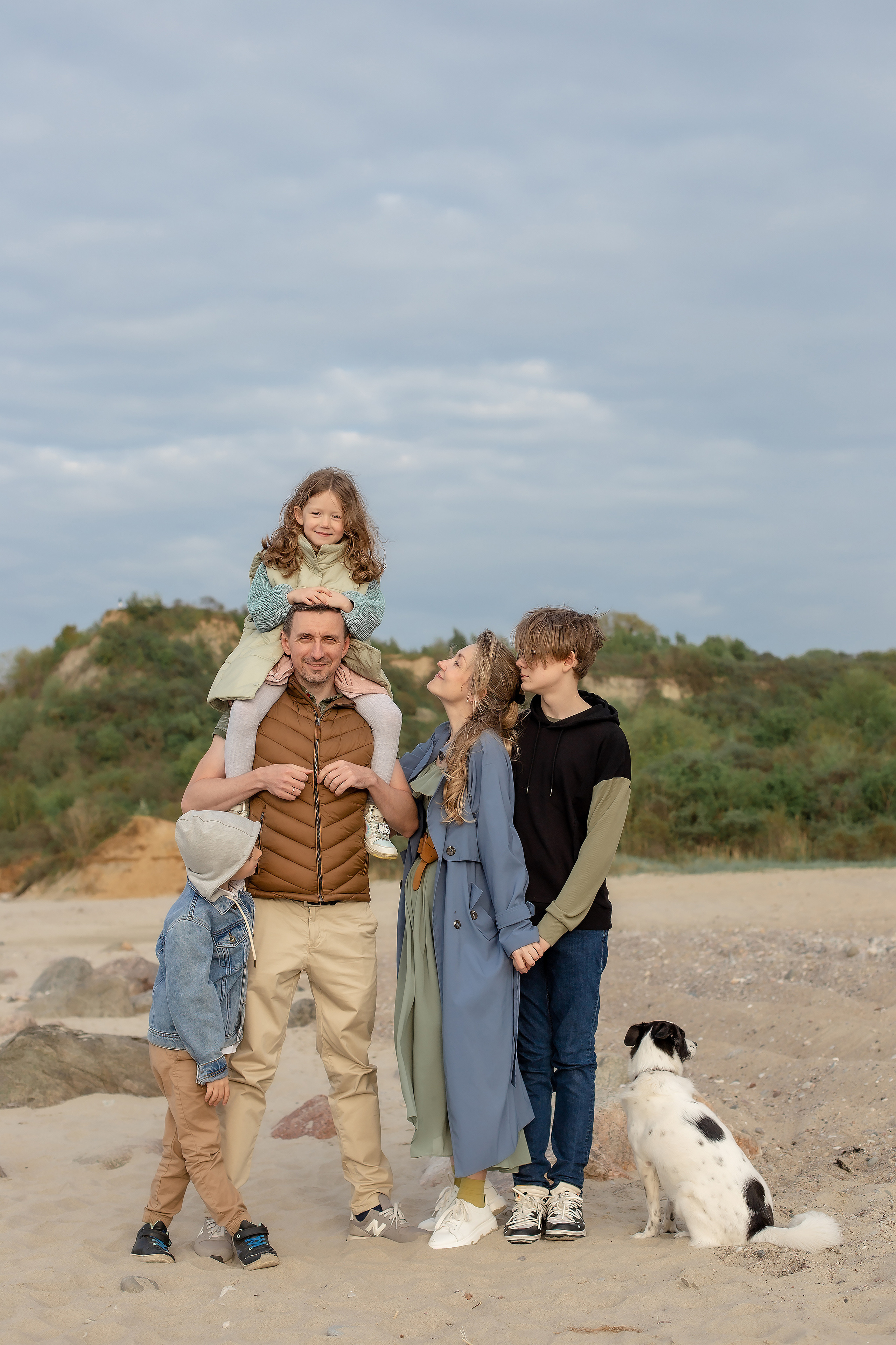 Елена, Дима, Леша, Саша, Маша и Бим. Филинская. Фотограф в Калининграде Решетникова Алина