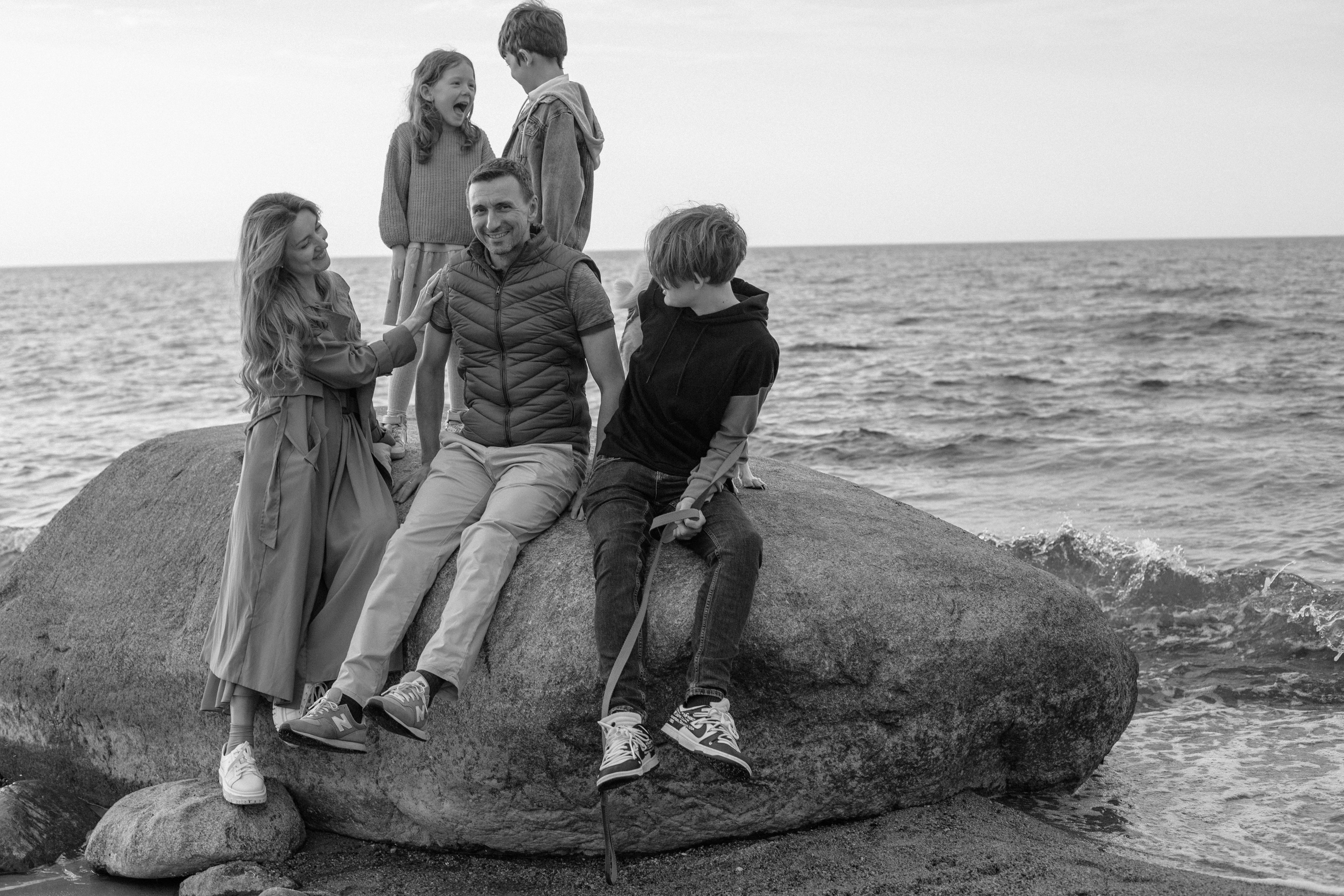 Елена, Дима, Леша, Саша, Маша и Бим. Филинская. Фотограф в Калининграде Решетникова Алина