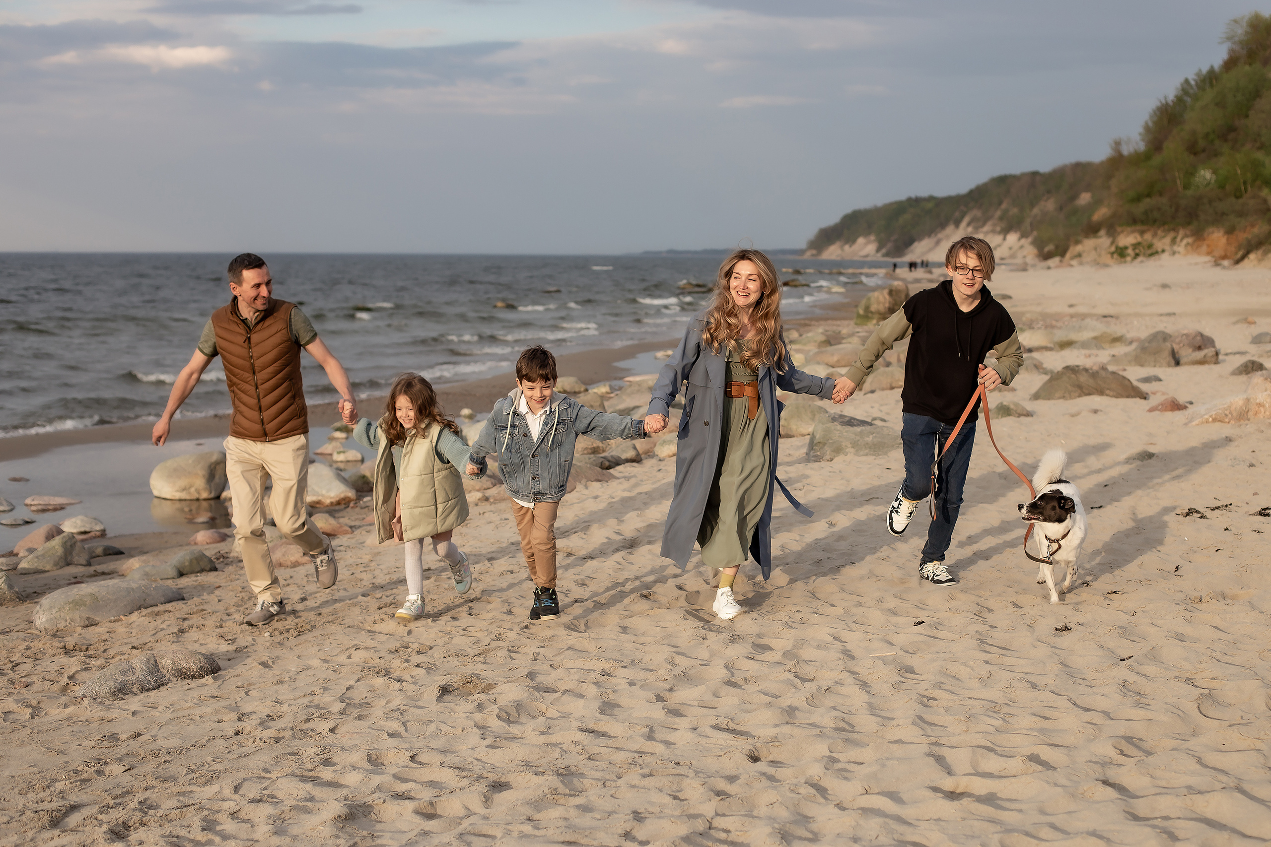 Елена, Дима, Леша, Саша, Маша и Бим. Филинская. Фотограф в Калининграде Решетникова Алина