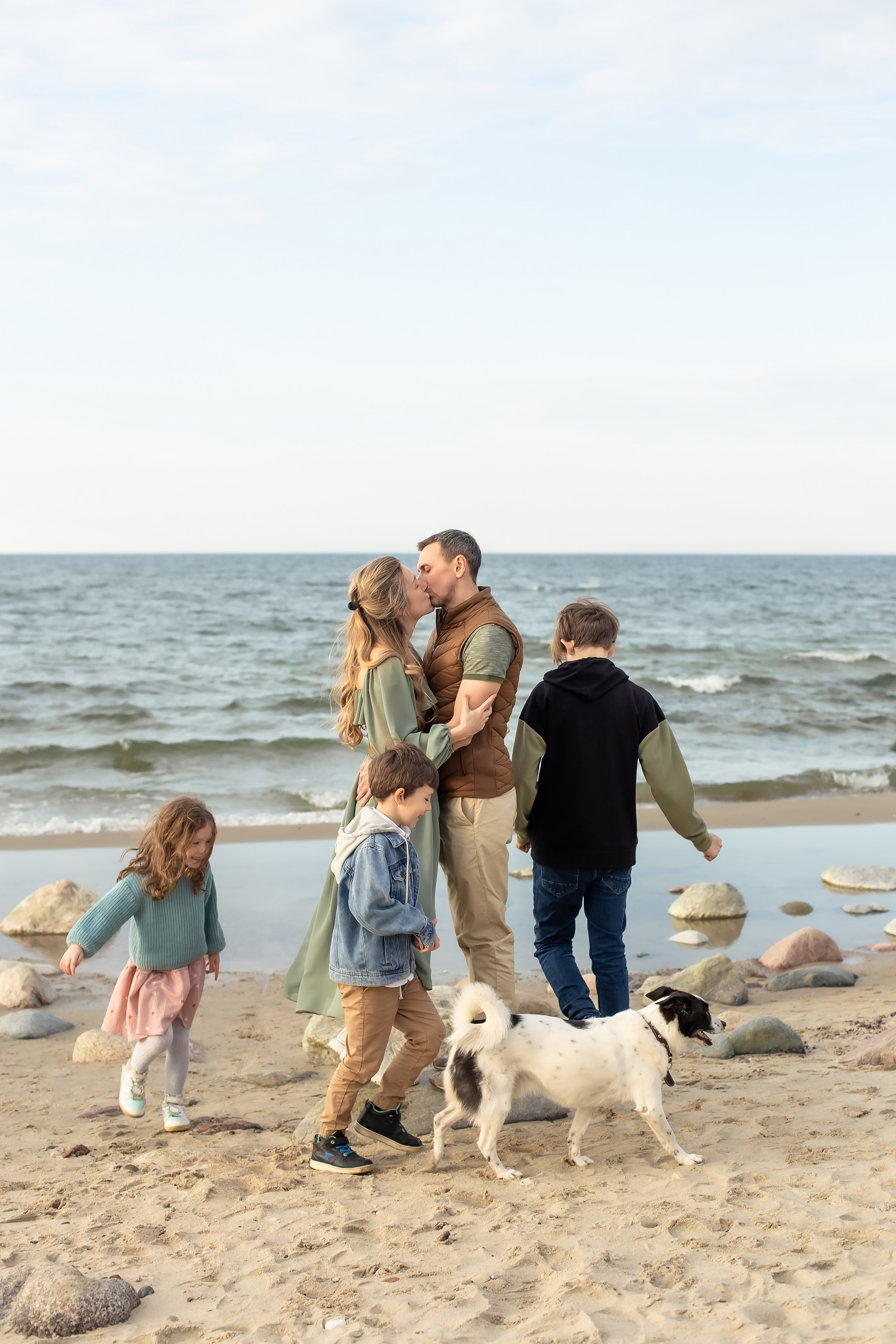 Елена, Дима, Леша, Саша, Маша и Бим. Филинская. Фотограф в Калининграде Решетникова Алина