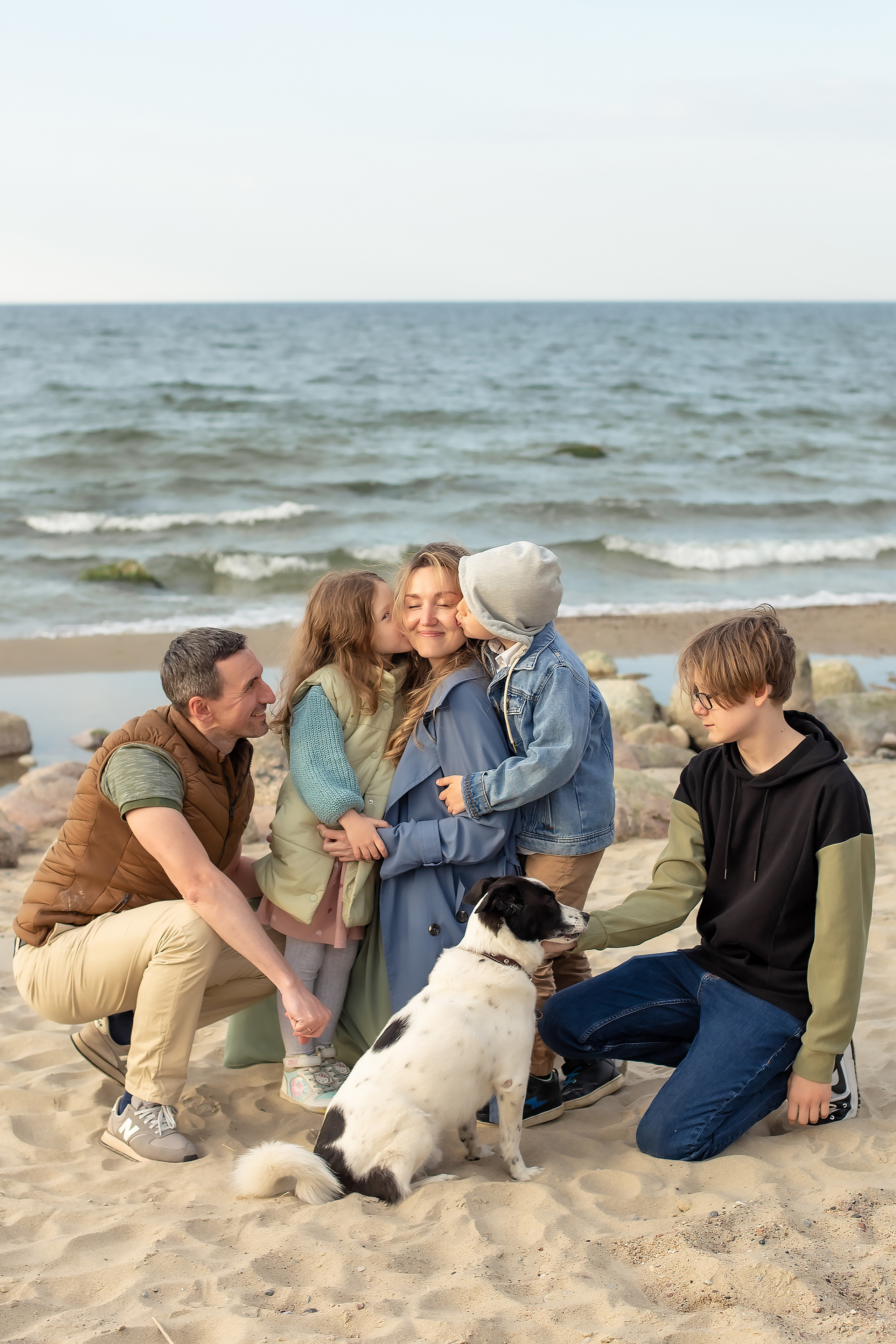 Елена, Дима, Леша, Саша, Маша и Бим. Филинская. Фотограф в Калининграде Решетникова Алина