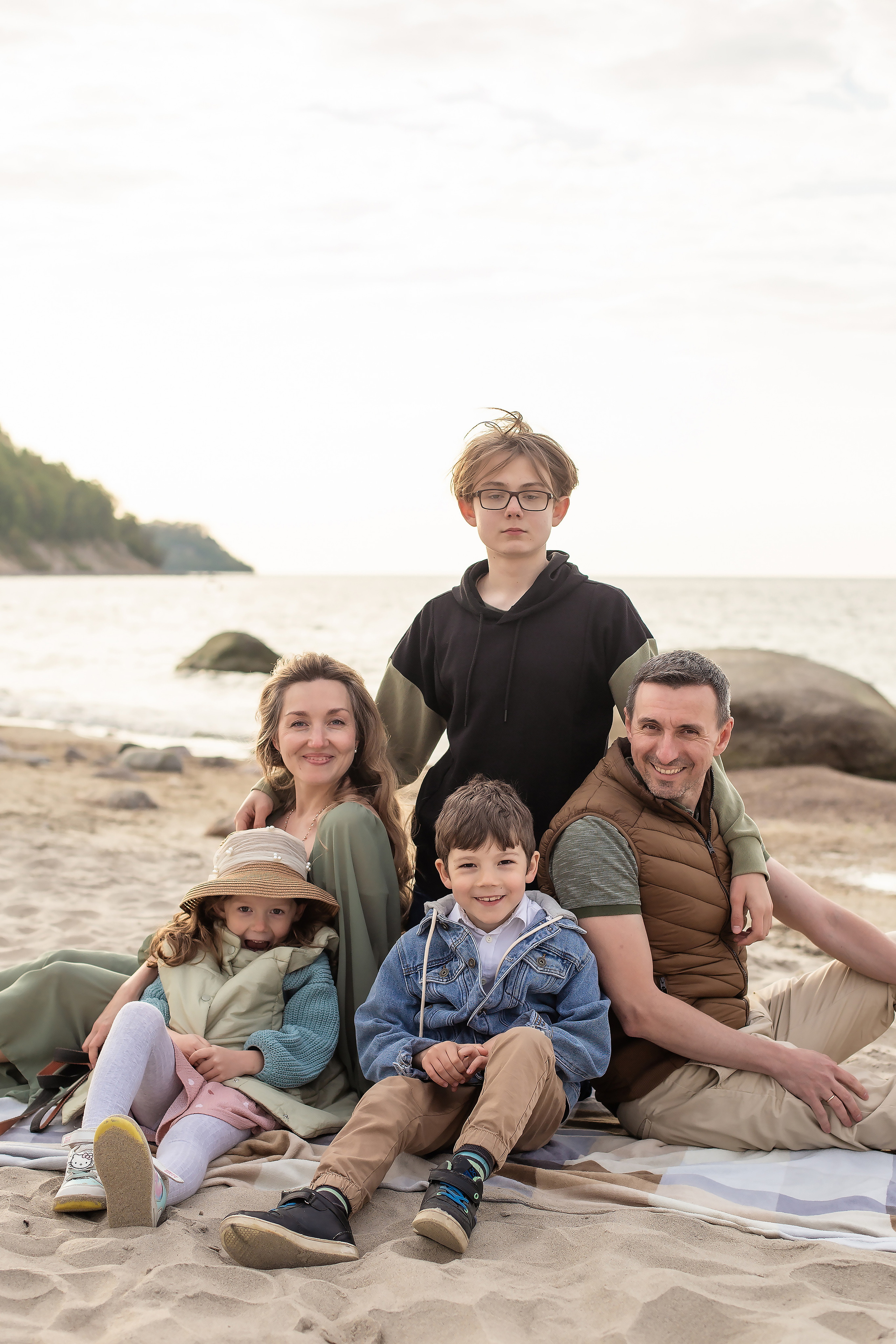 Елена, Дима, Леша, Саша, Маша и Бим. Филинская. Фотограф в Калининграде Решетникова Алина