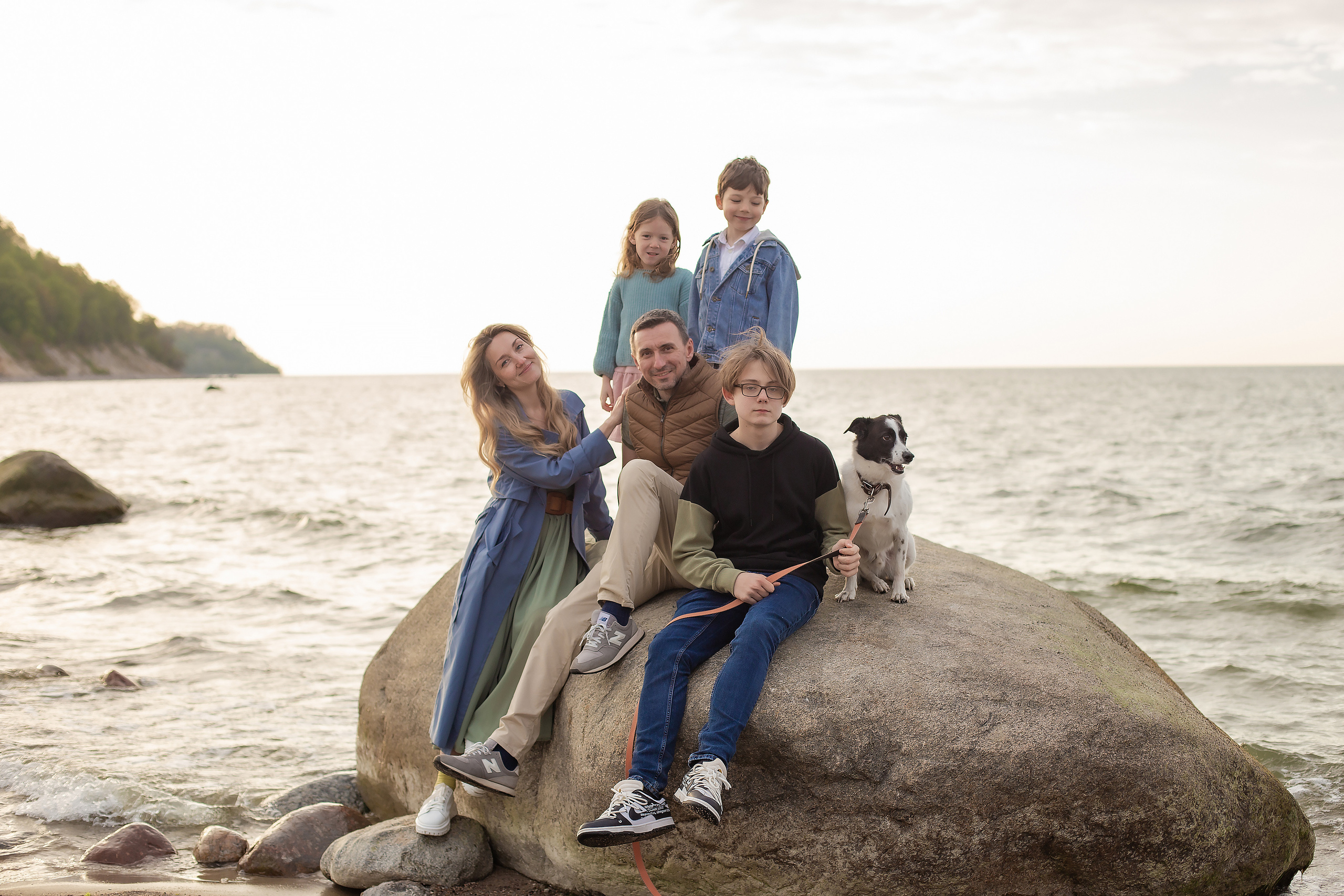 Елена, Дима, Леша, Саша, Маша и Бим. Филинская. Фотограф в Калининграде Решетникова Алина