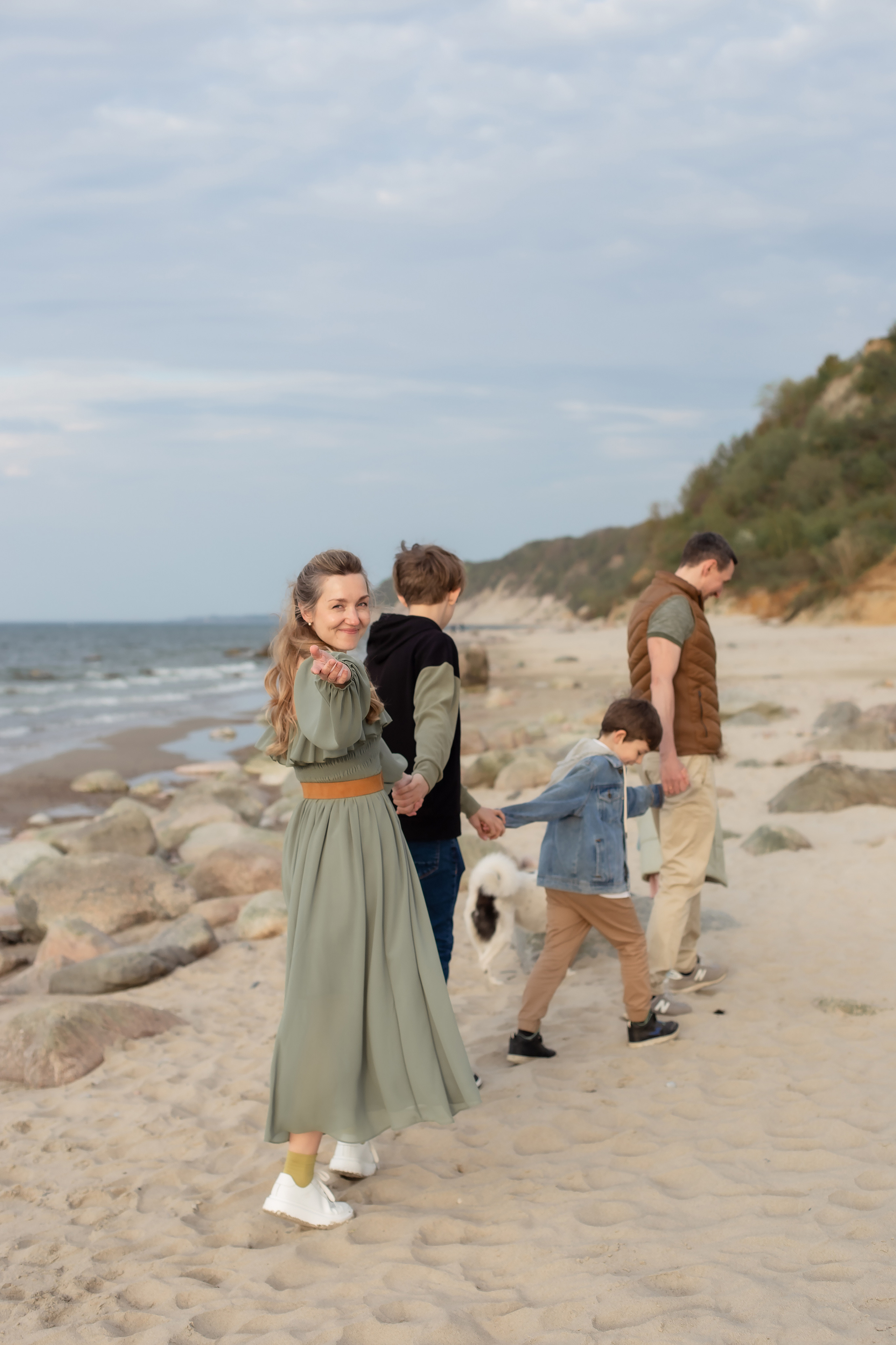Елена, Дима, Леша, Саша, Маша и Бим. Филинская. Фотограф в Калининграде Решетникова Алина
