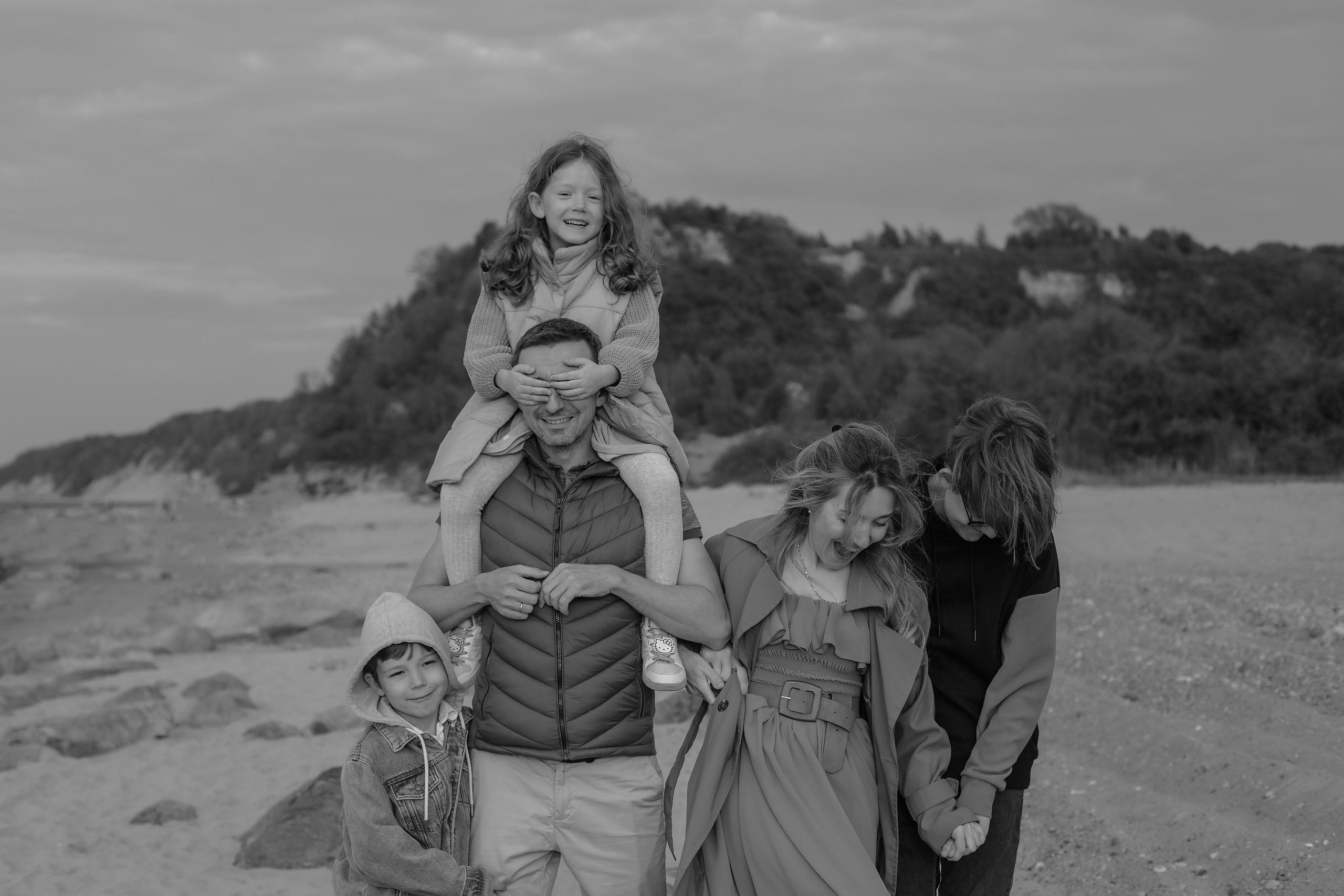 Елена, Дима, Леша, Саша, Маша и Бим. Филинская. Фотограф в Калининграде Решетникова Алина