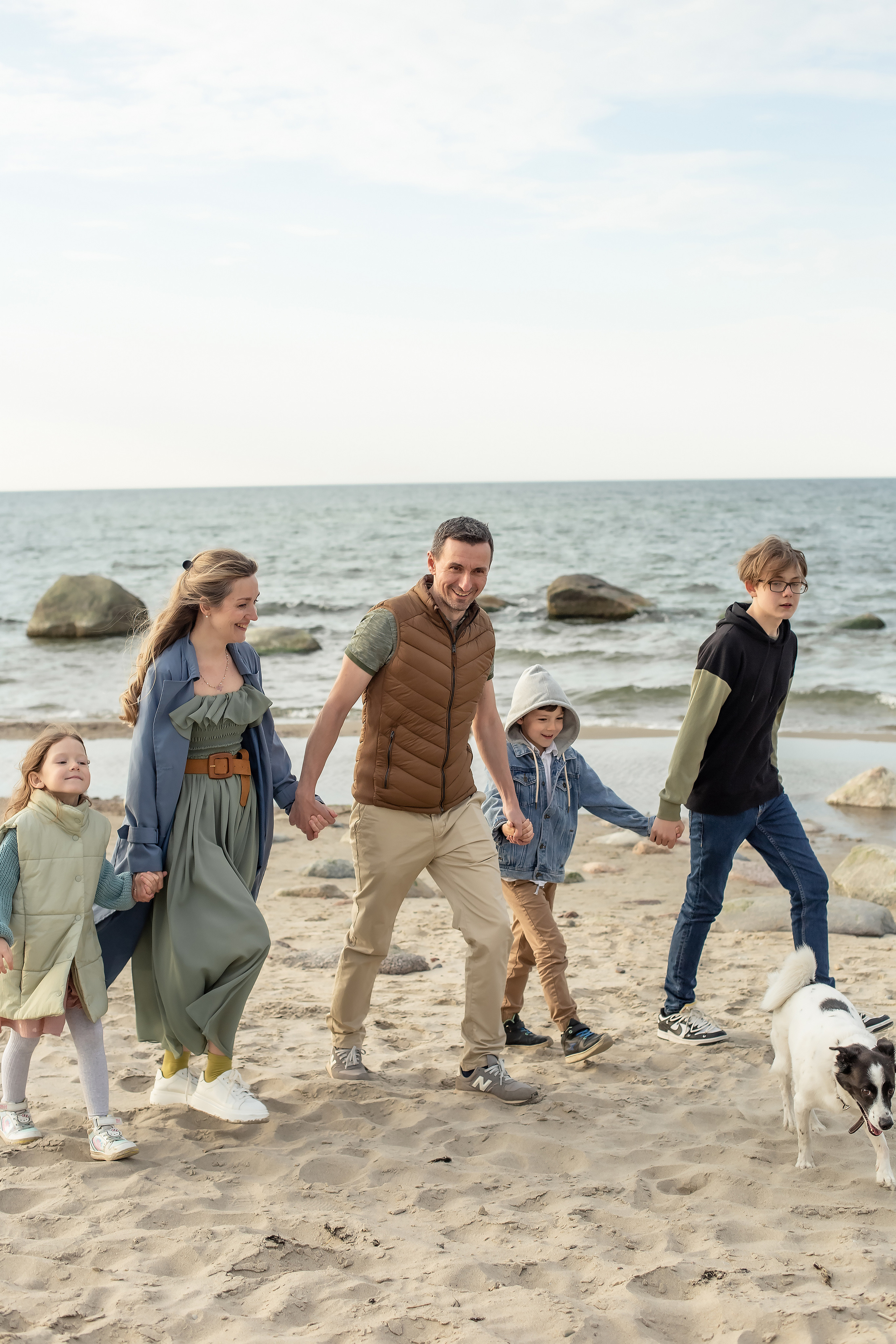 Елена, Дима, Леша, Саша, Маша и Бим. Филинская. Фотограф в Калининграде Решетникова Алина