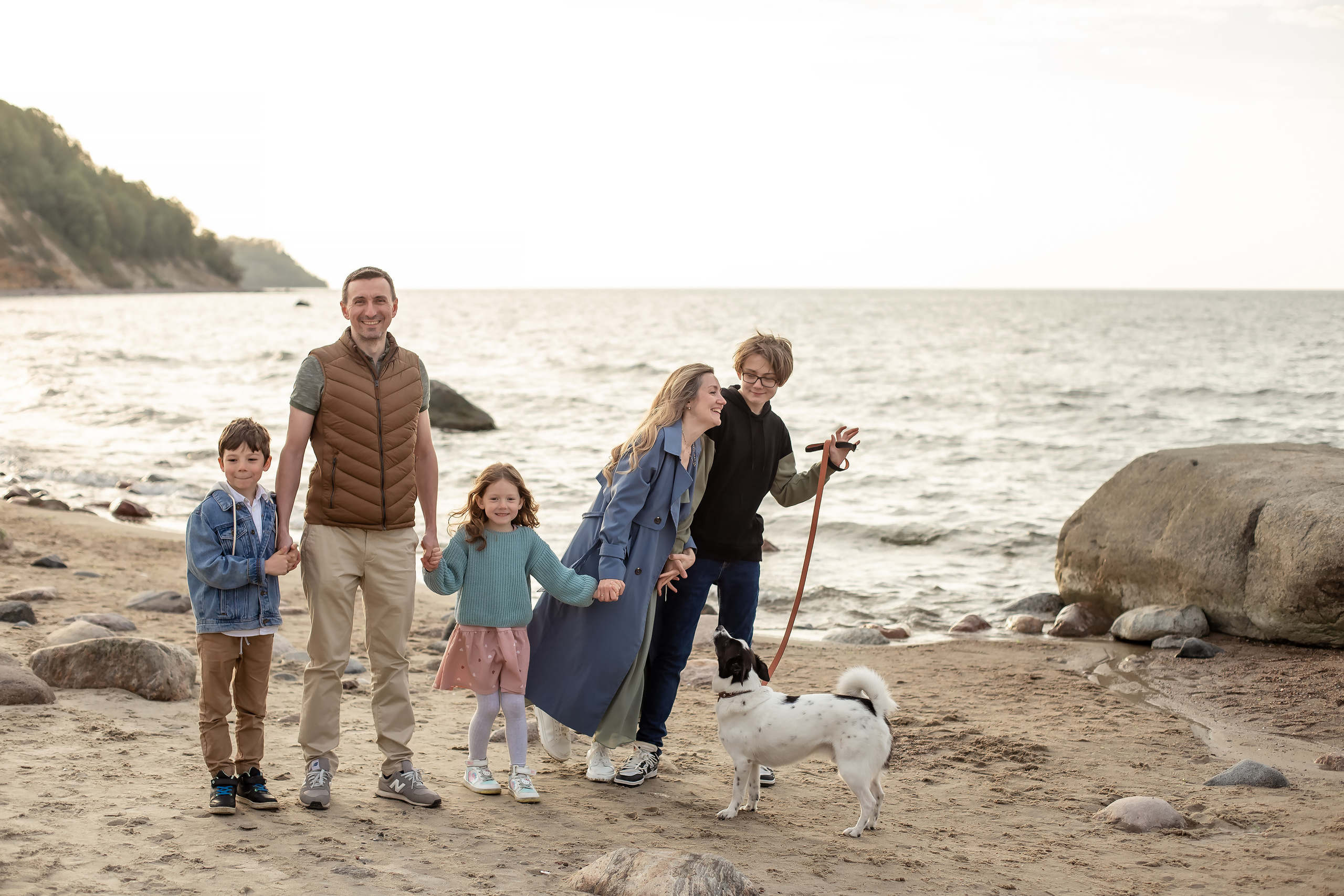 Елена, Дима, Леша, Саша, Маша и Бим. Филинская. Фотограф в Калининграде Решетникова Алина