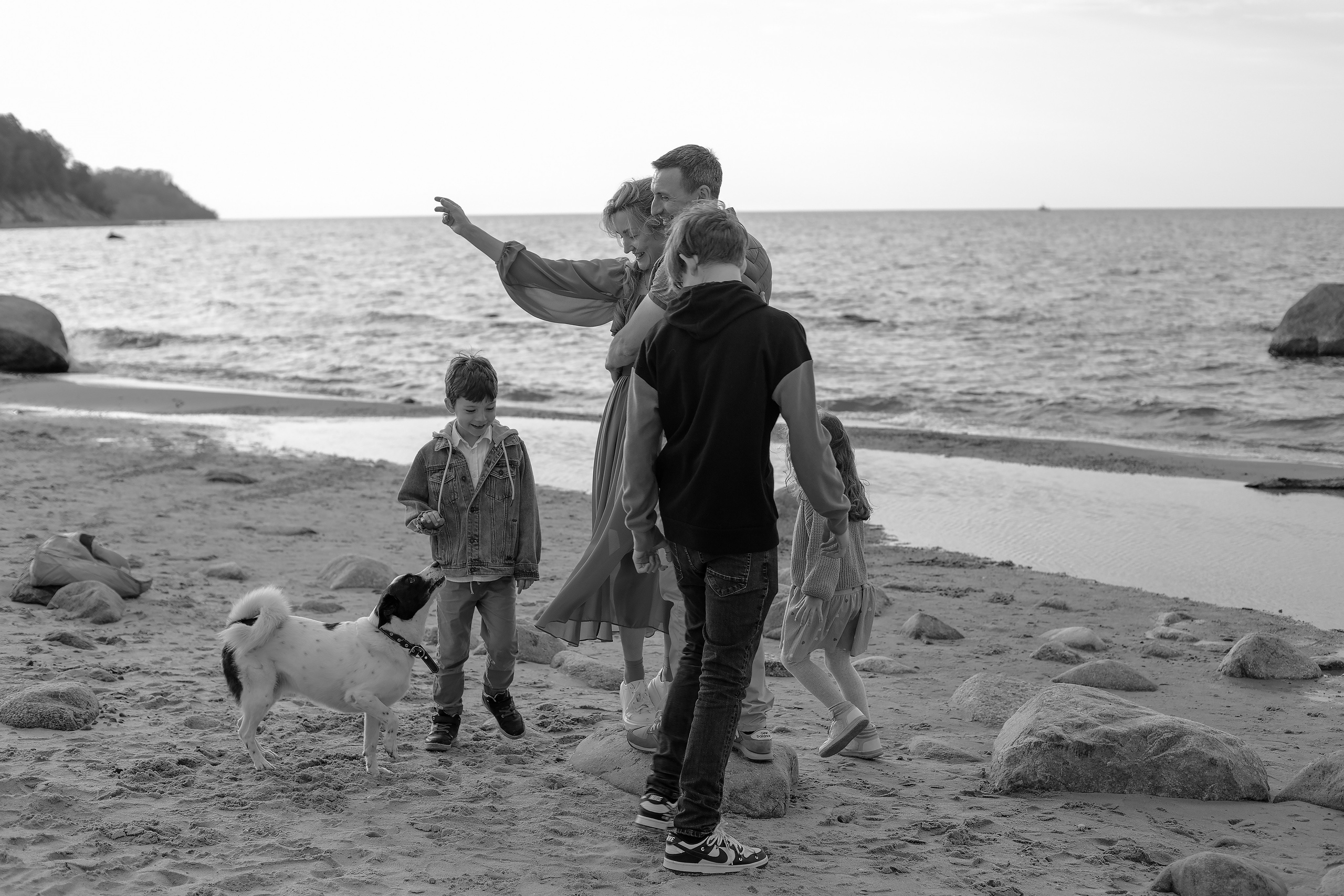 Елена, Дима, Леша, Саша, Маша и Бим. Филинская. Фотограф в Калининграде Решетникова Алина