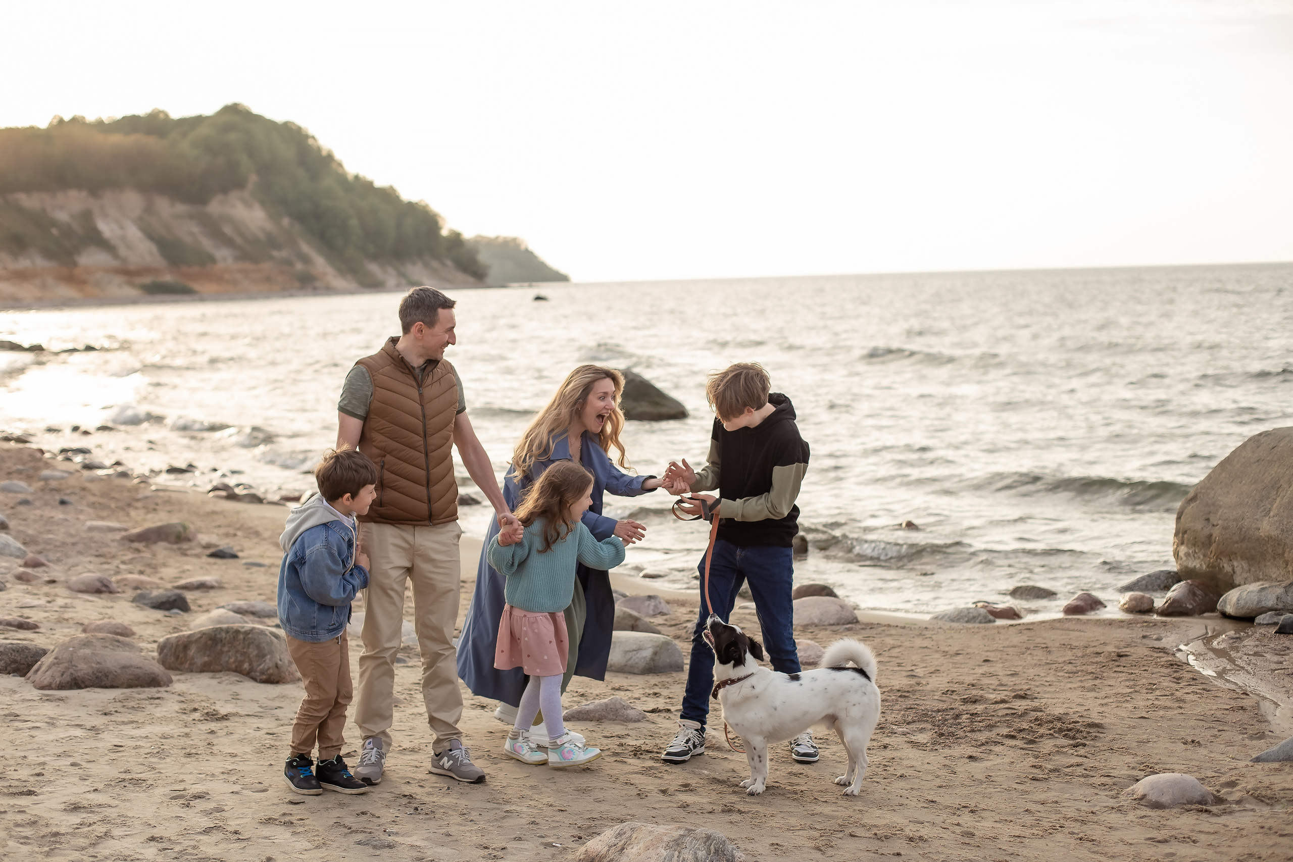 Елена, Дима, Леша, Саша, Маша и Бим. Филинская. Фотограф в Калининграде Решетникова Алина