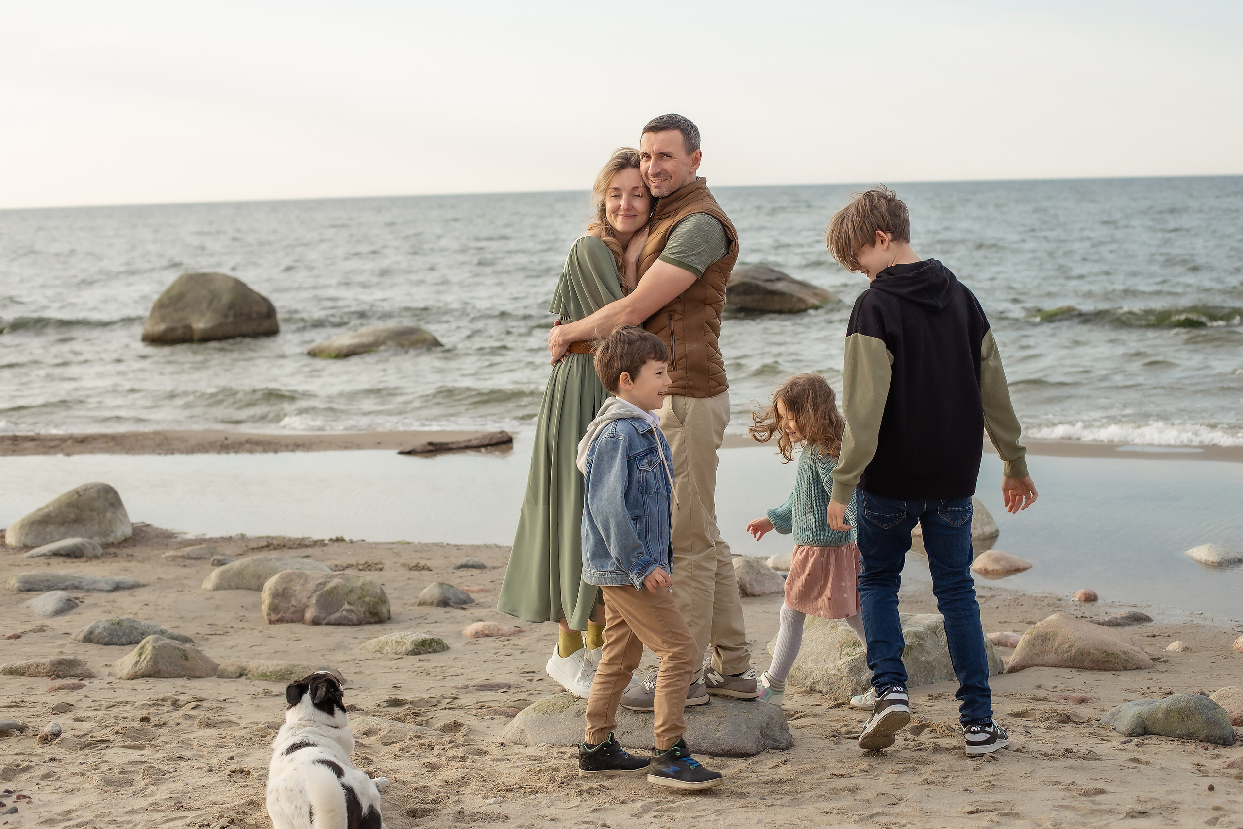 Елена, Дима, Леша, Саша, Маша и Бим. Филинская. Фотограф в Калининграде Решетникова Алина