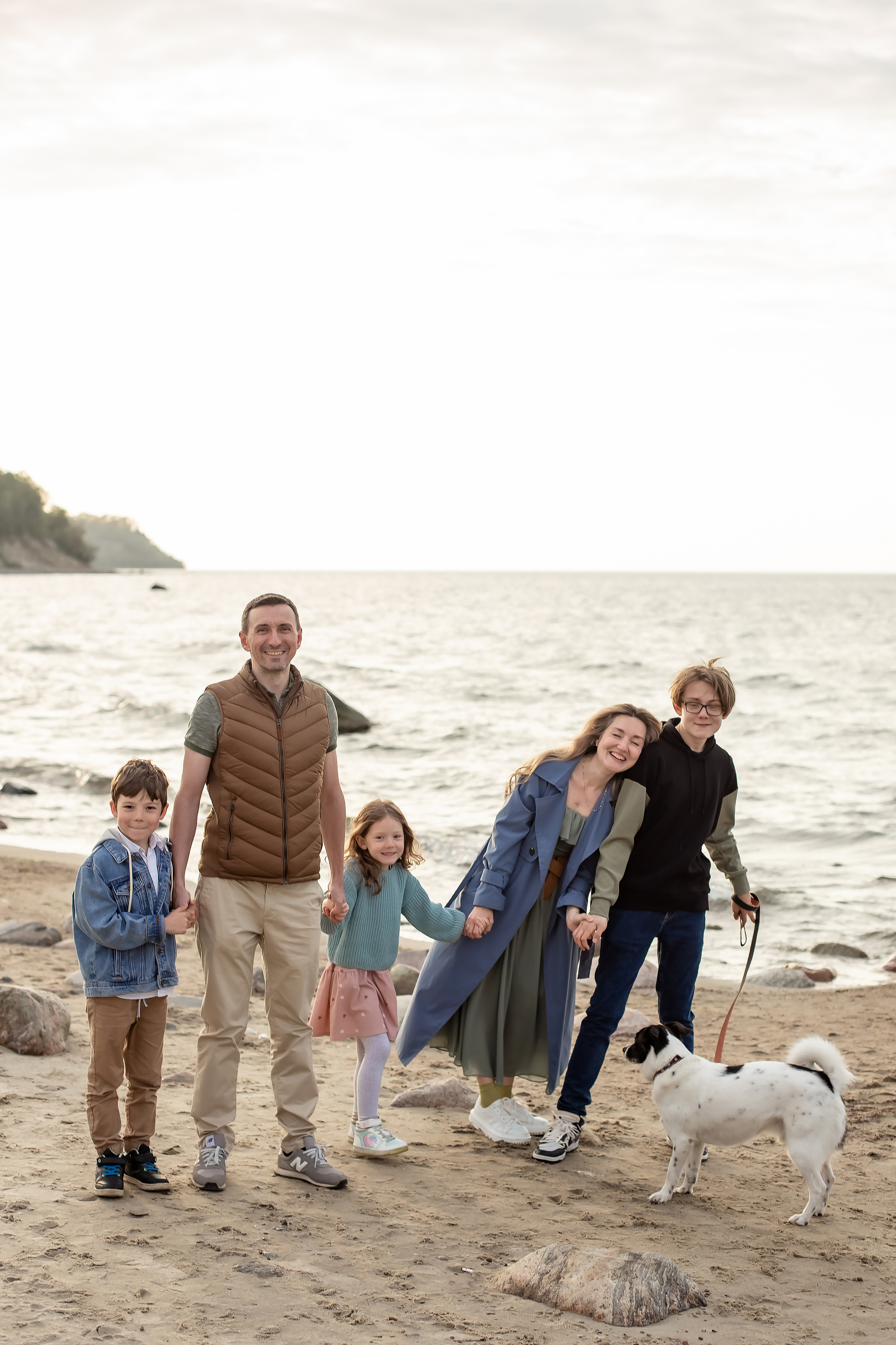 Елена, Дима, Леша, Саша, Маша и Бим. Филинская. Фотограф в Калининграде Решетникова Алина