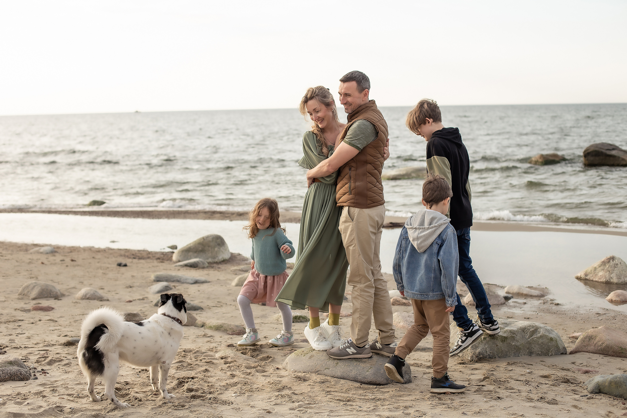 Елена, Дима, Леша, Саша, Маша и Бим. Филинская. Фотограф в Калининграде Решетникова Алина