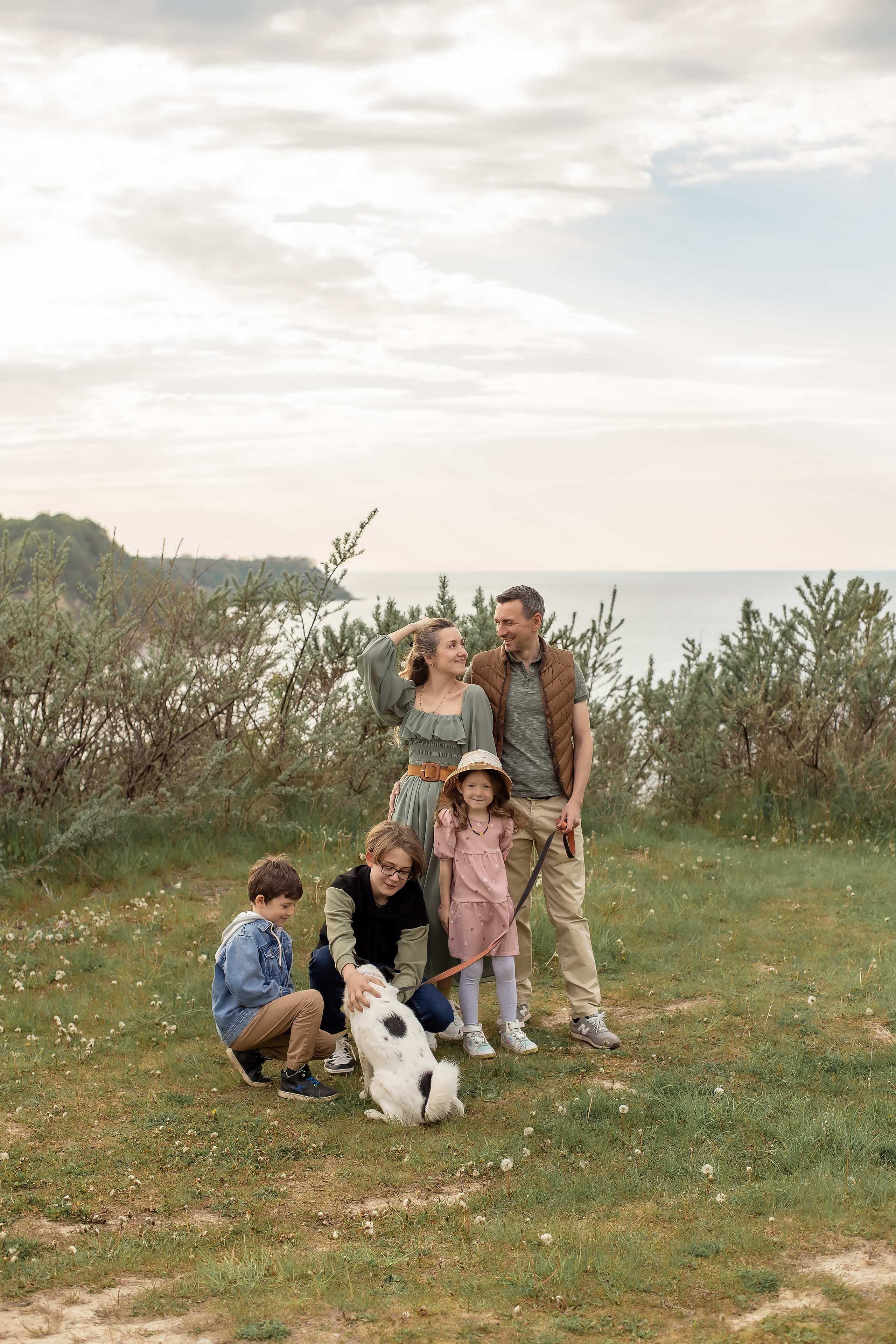 Елена, Дима, Леша, Саша, Маша и Бим. Филинская. Фотограф в Калининграде Решетникова Алина