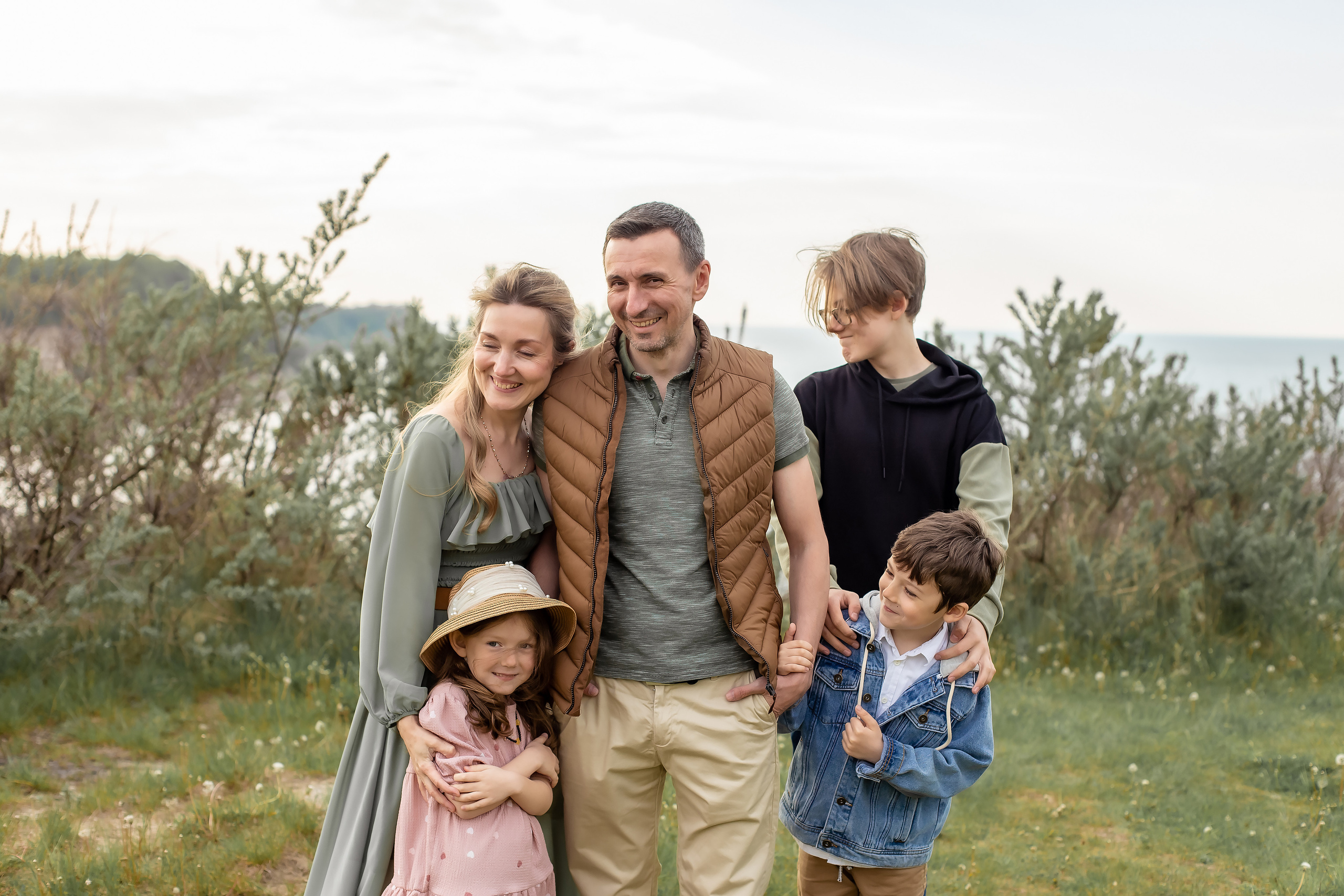 Елена, Дима, Леша, Саша, Маша и Бим. Филинская. Фотограф в Калининграде Решетникова Алина