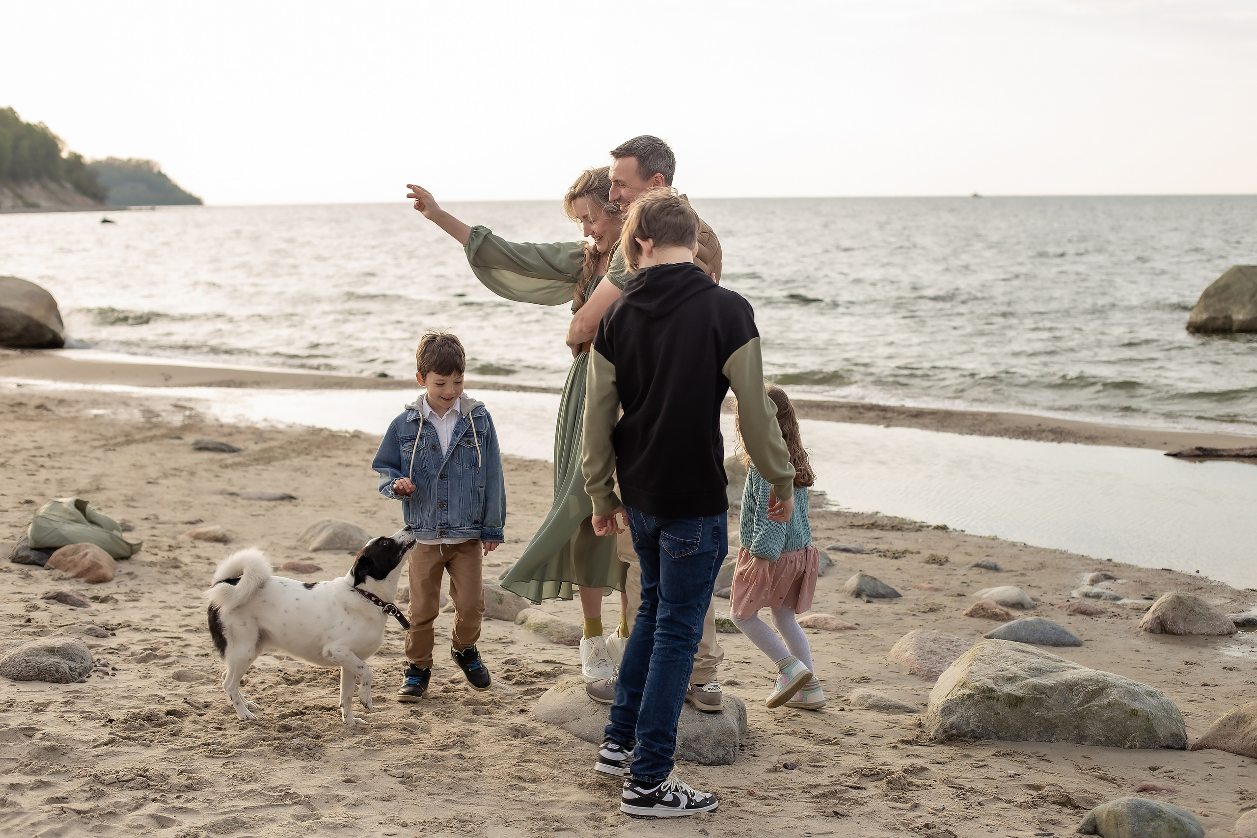 Елена, Дима, Леша, Саша, Маша и Бим. Филинская. Фотограф в Калининграде Решетникова Алина