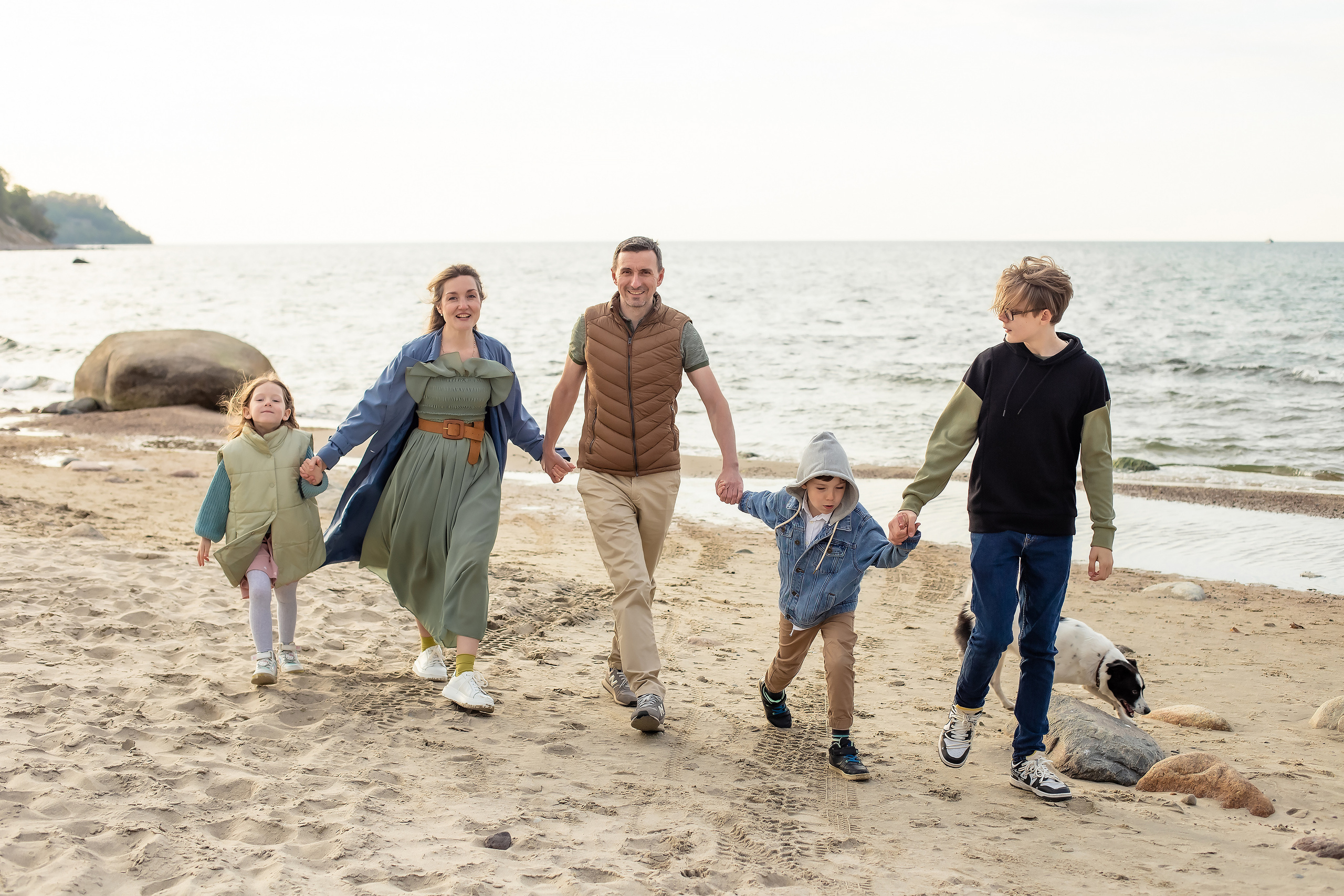 Елена, Дима, Леша, Саша, Маша и Бим. Филинская. Фотограф в Калининграде Решетникова Алина