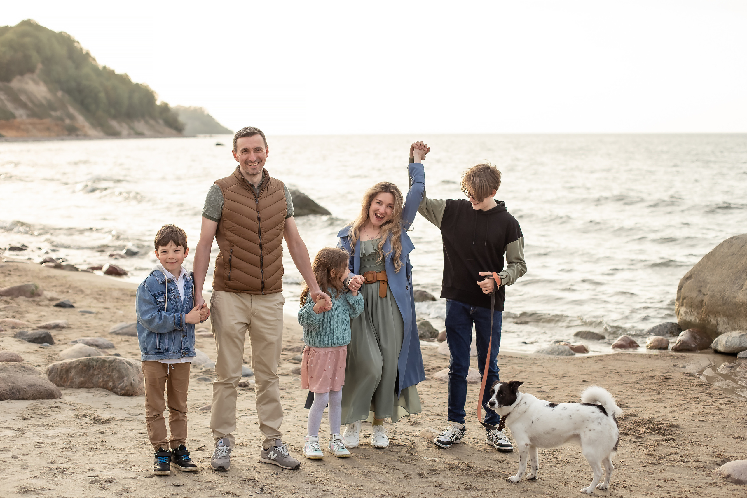 Елена, Дима, Леша, Саша, Маша и Бим. Филинская. Фотограф в Калининграде Решетникова Алина