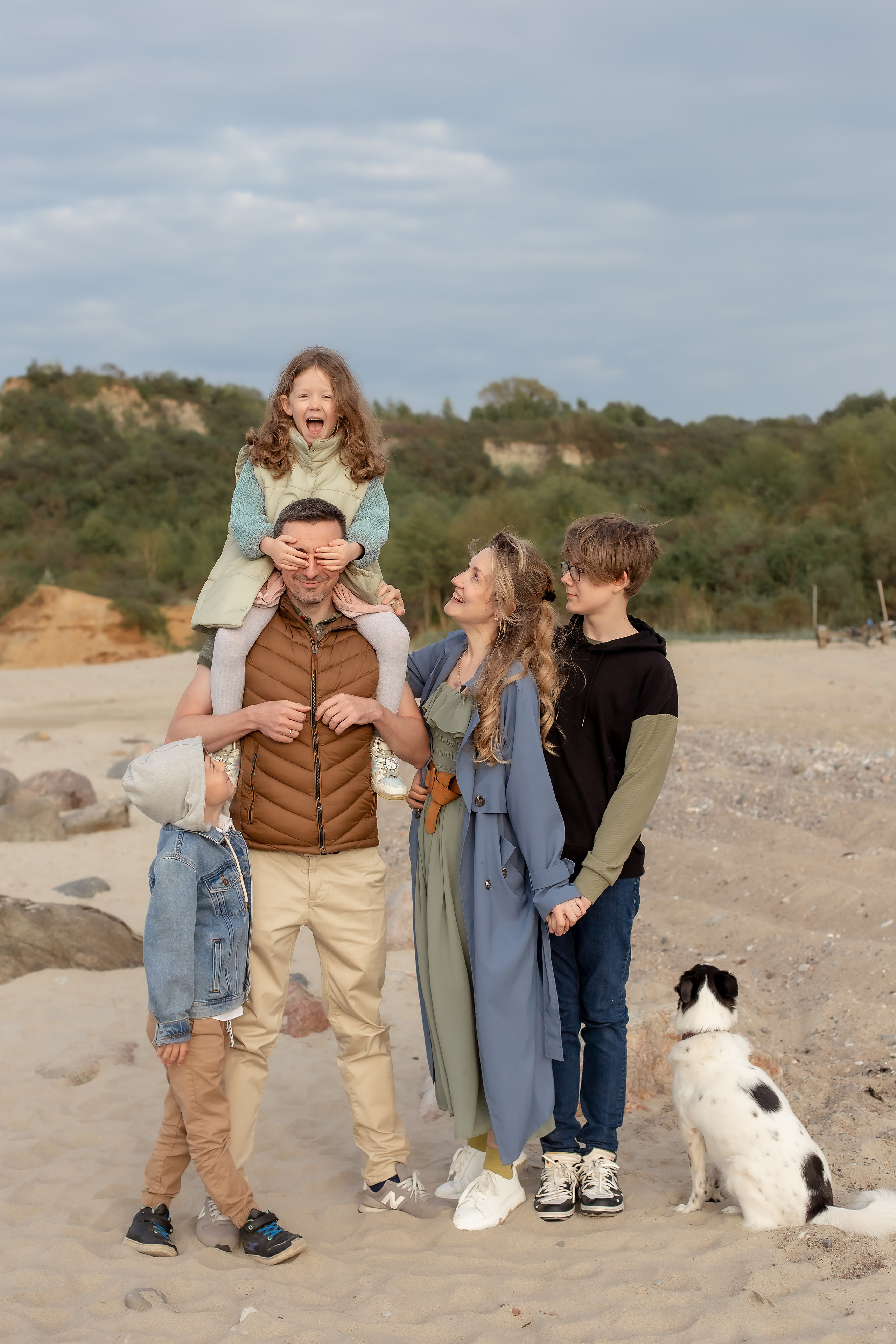 Елена, Дима, Леша, Саша, Маша и Бим. Филинская. Фотограф в Калининграде Решетникова Алина