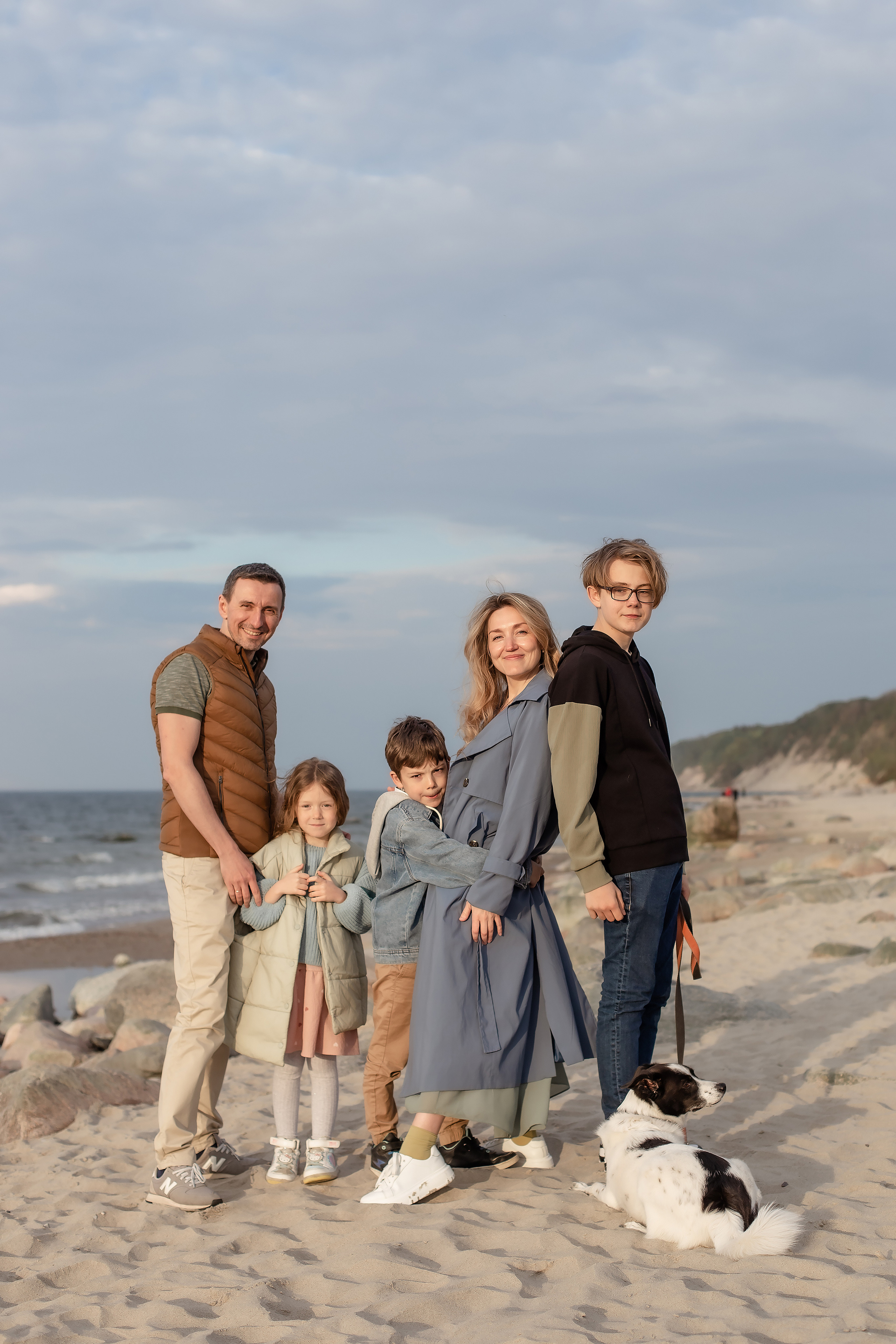 Елена, Дима, Леша, Саша, Маша и Бим. Филинская. Фотограф в Калининграде Решетникова Алина