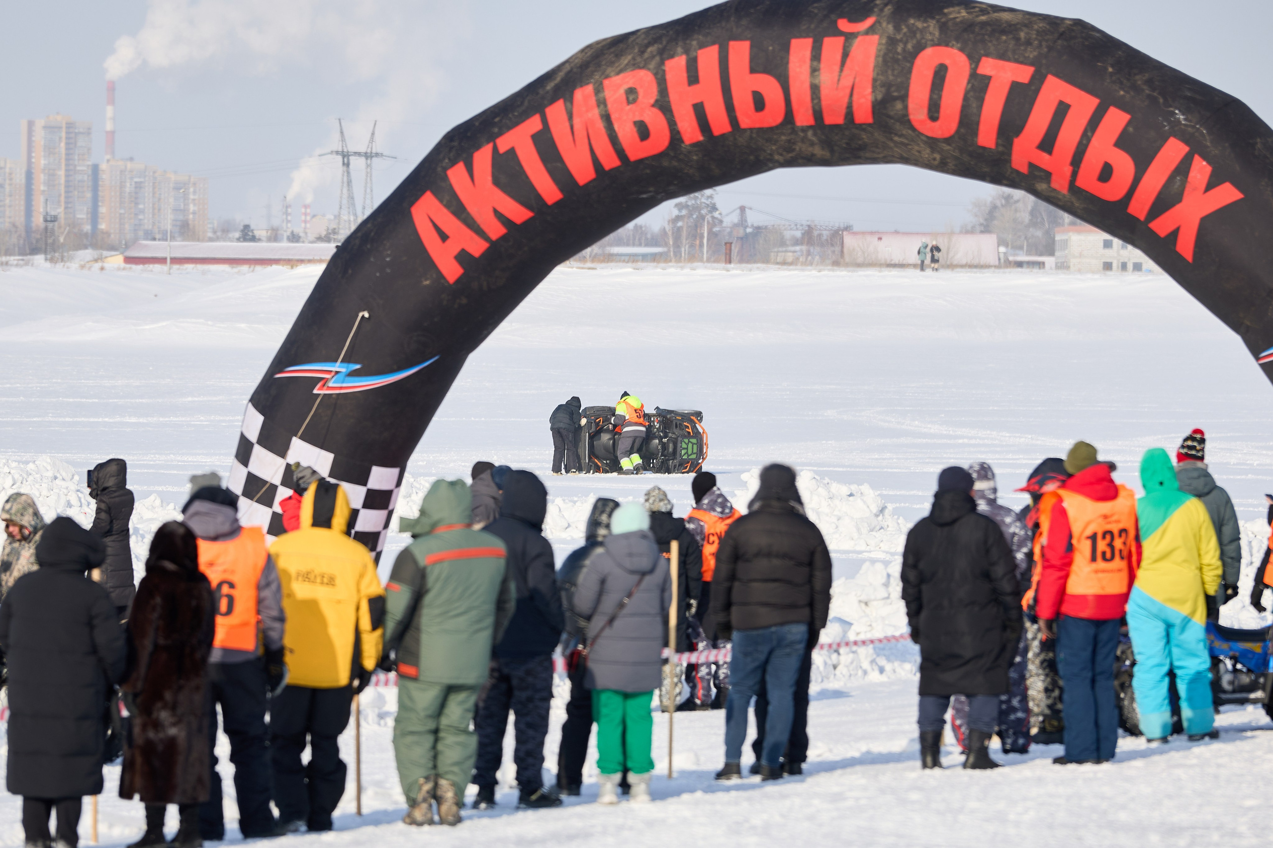 Топим Лёд — 2026. Соревнования на квадроциклах. Фотограф в Новосибирске Алена Скокова