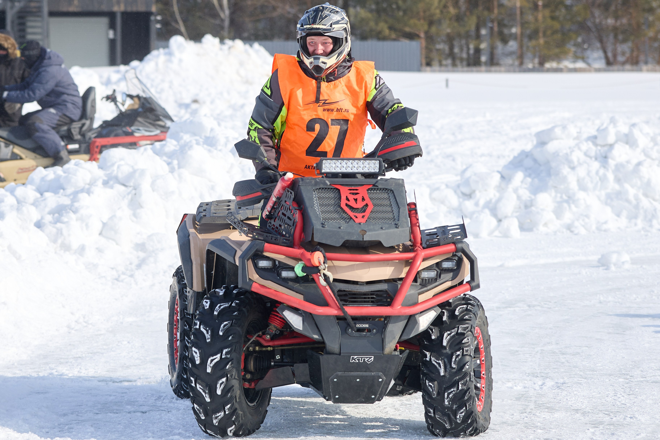 Топим Лёд — 2026. Соревнования на квадроциклах. Фотограф в Новосибирске Алена Скокова