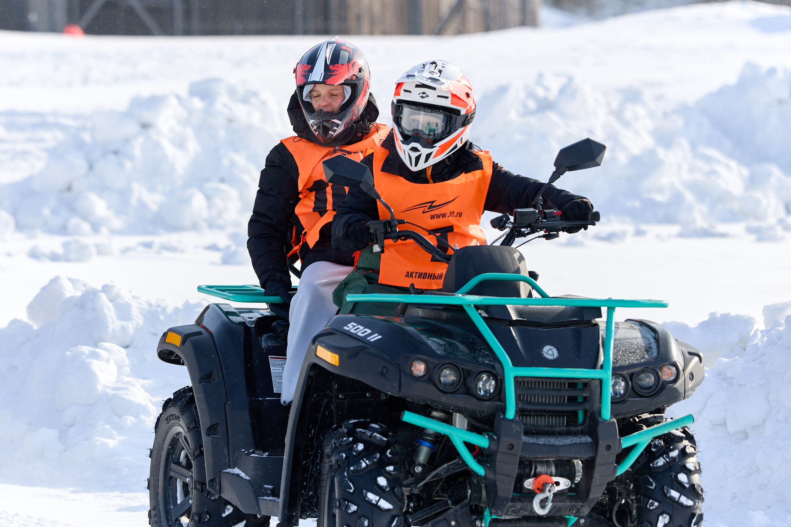 Топим Лёд — 2026. Соревнования на квадроциклах. Фотограф в Новосибирске Алена Скокова