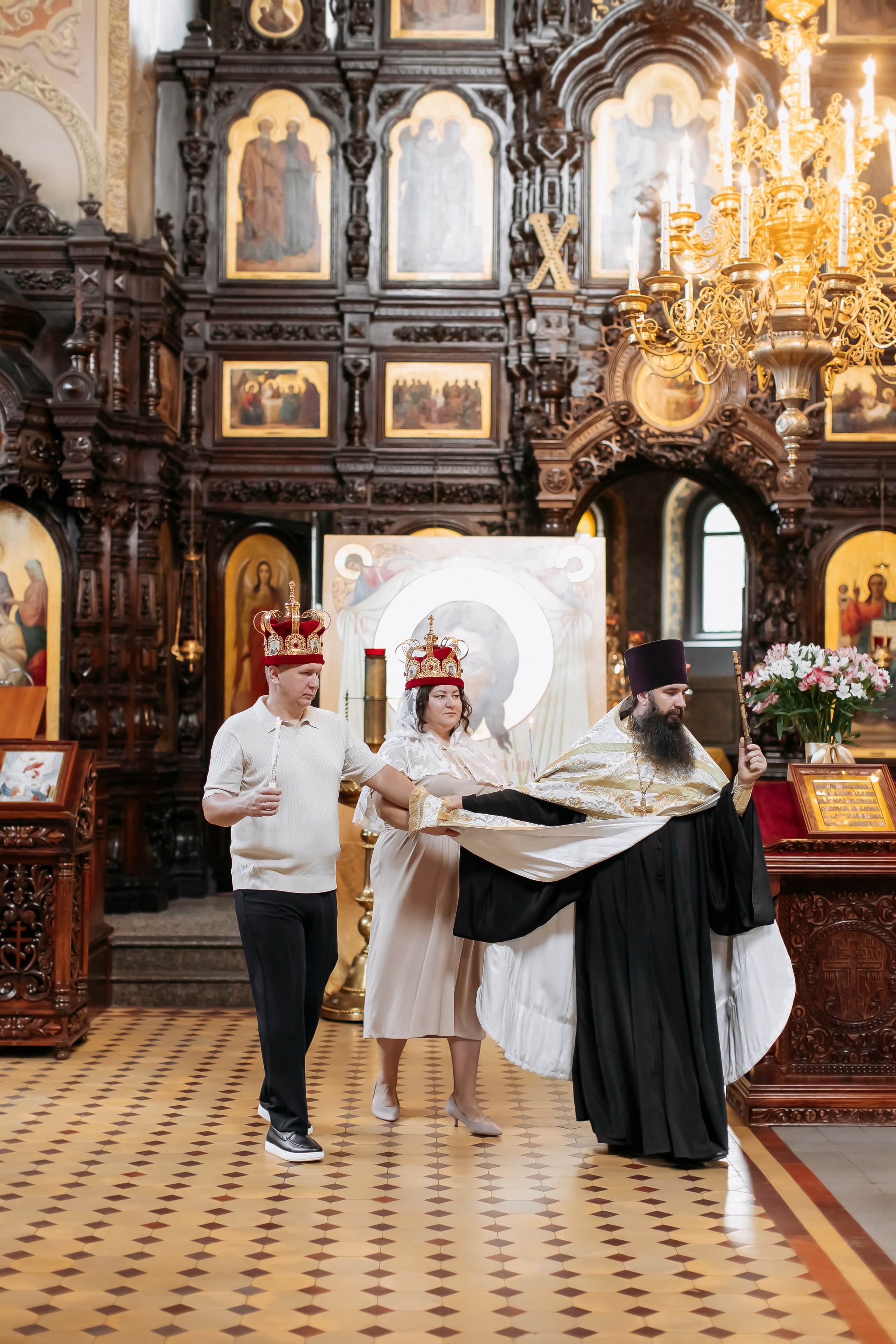Венчание Михаила и Юлии. Семейный и свадебный фотограф в Москве Леванова Александра