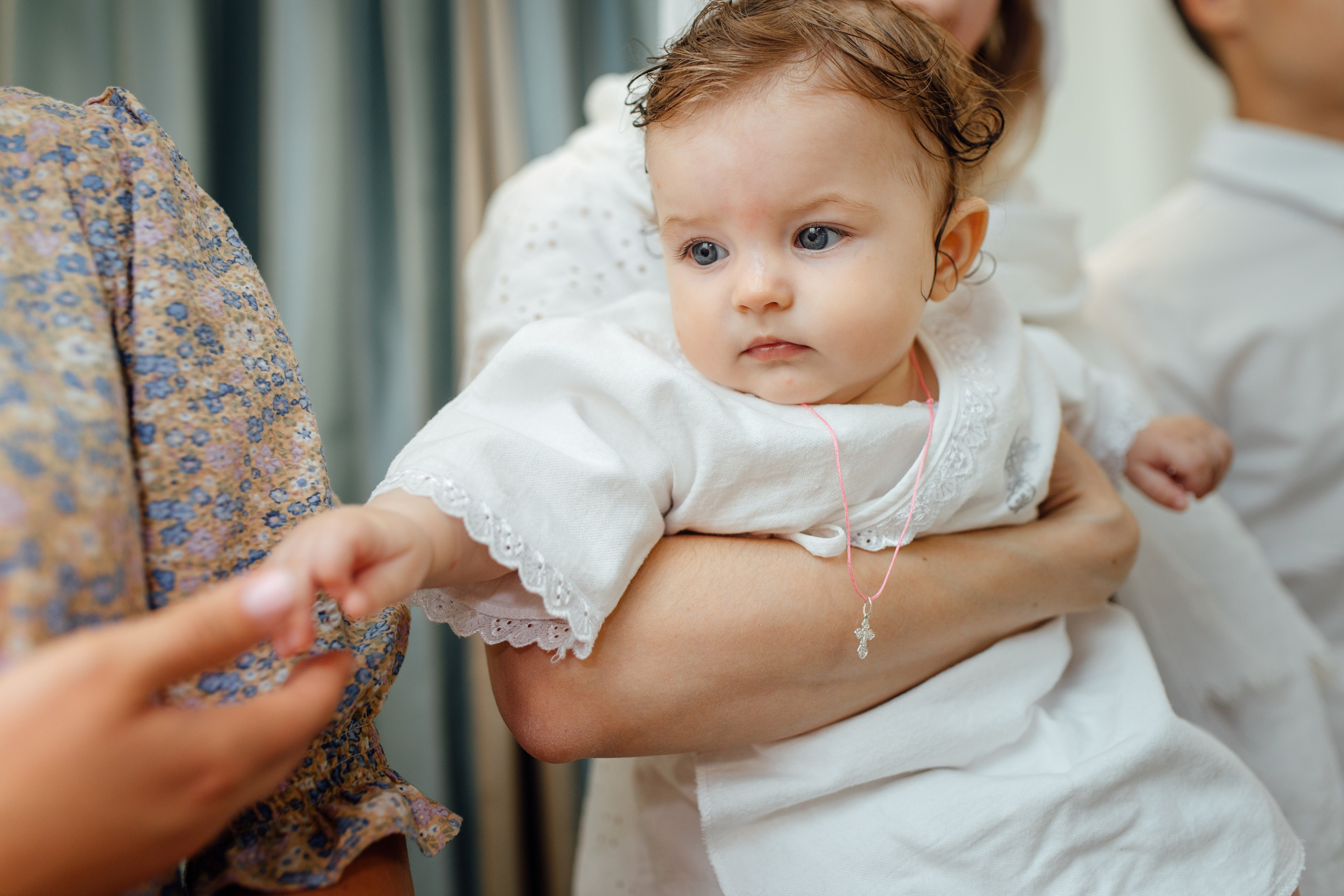 Крещение Аделины, храм Святой Троицы, июль 2024