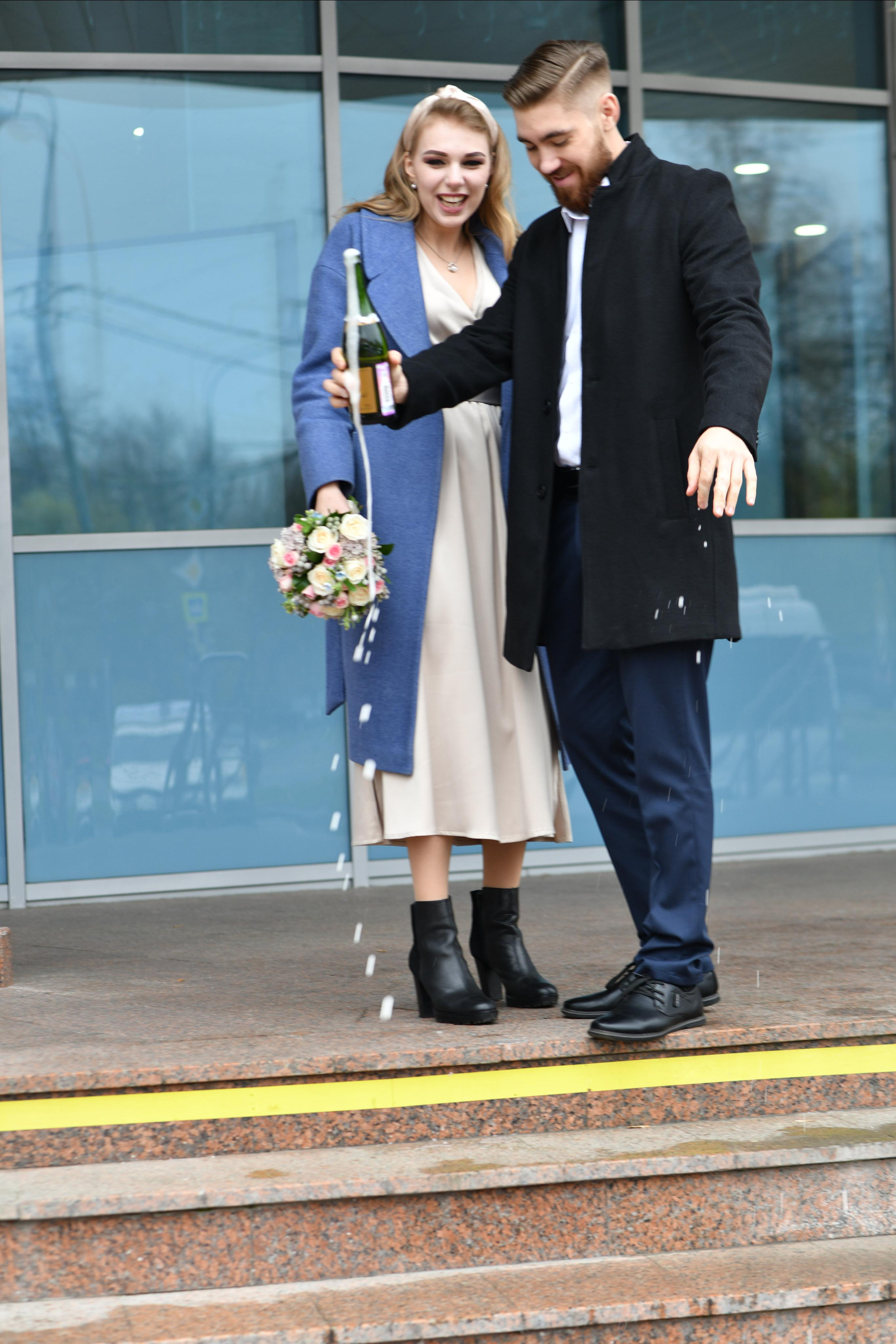 Регистрация брака Елены и Никиты. Свадебный и портретный фотограф в Москве Галина Борисова