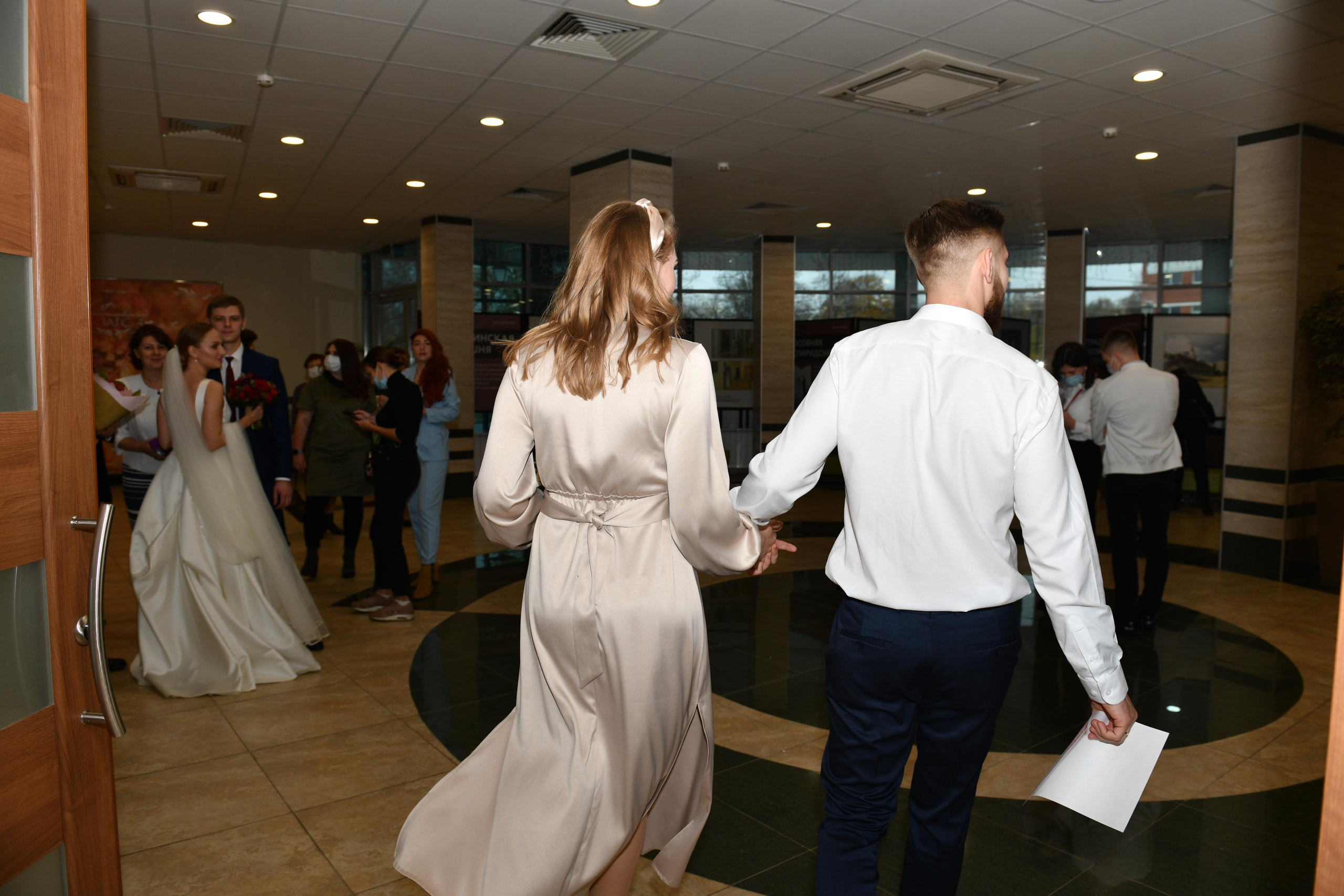 Регистрация брака Елены и Никиты. Свадебный и портретный фотограф в Москве Галина Борисова