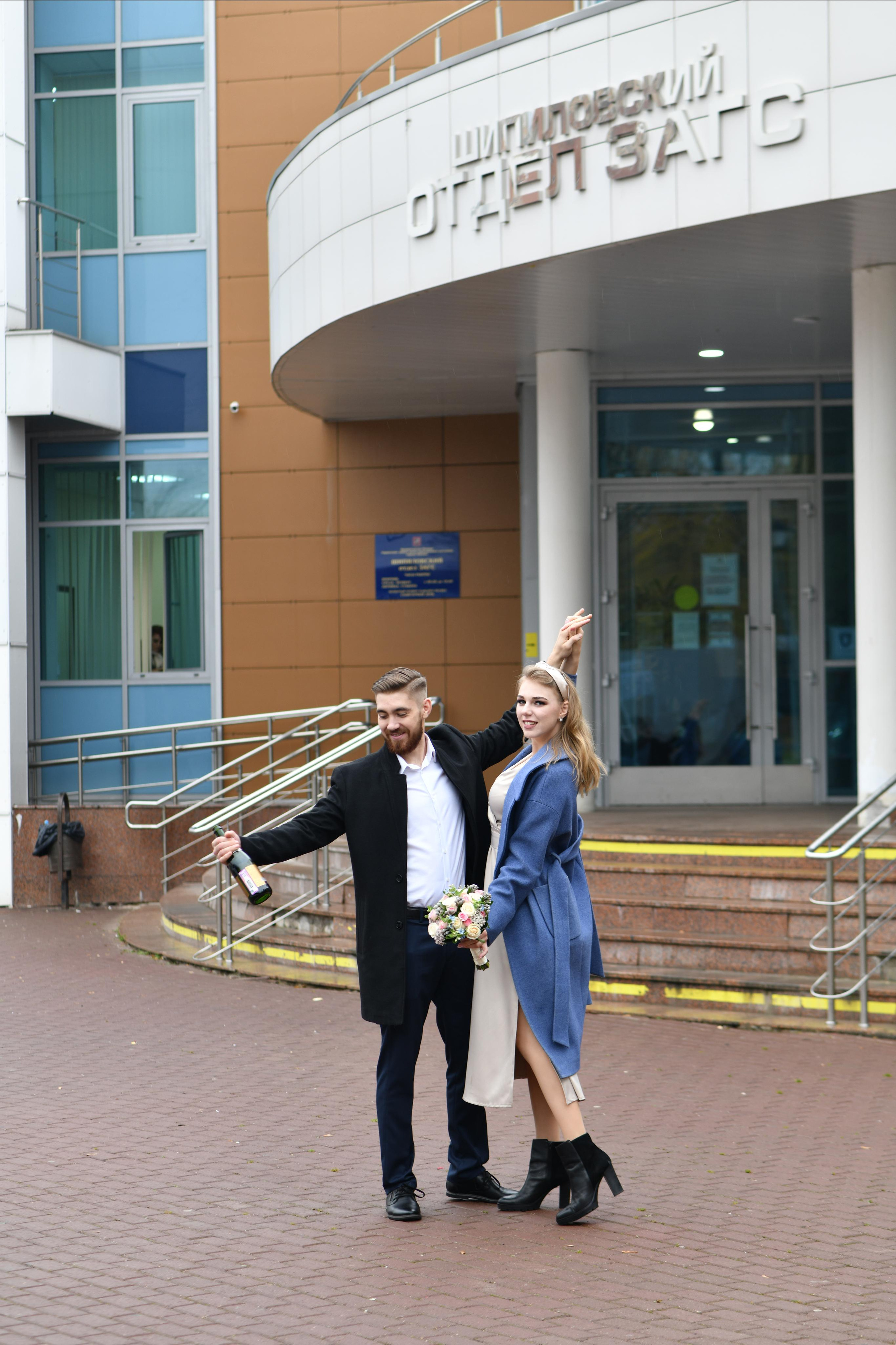 Регистрация брака Елены и Никиты. Свадебный и портретный фотограф в Москве Галина Борисова