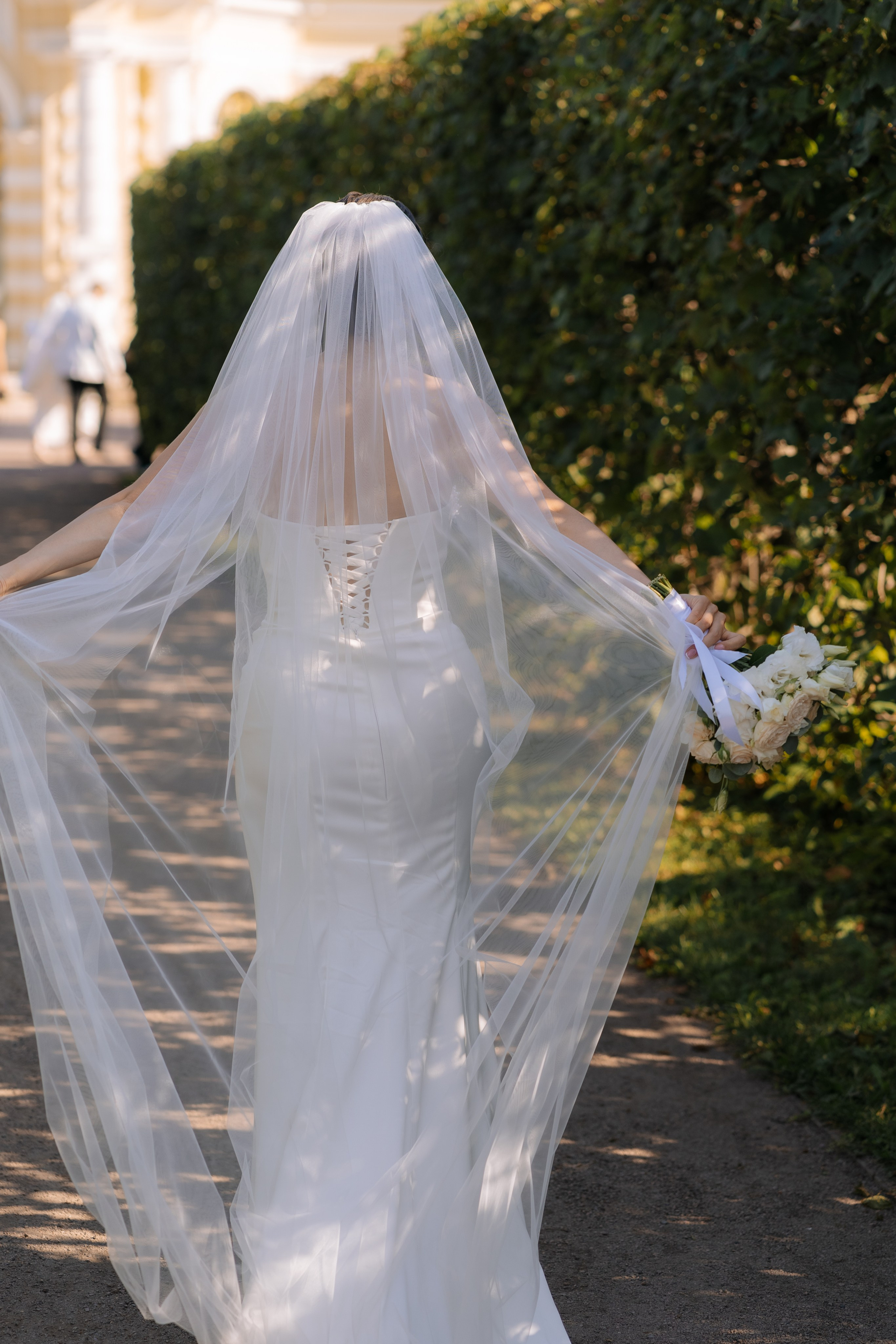 Свадебная фотосессия в Москве, парк Кусково. Свадебный фотограф в Москве Анна Полушина